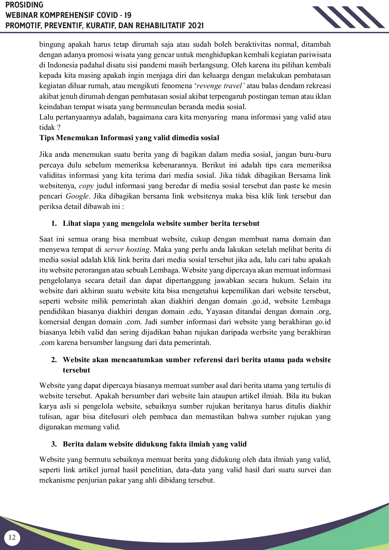 JURIS Peran Media Sosial dalam COVID 19