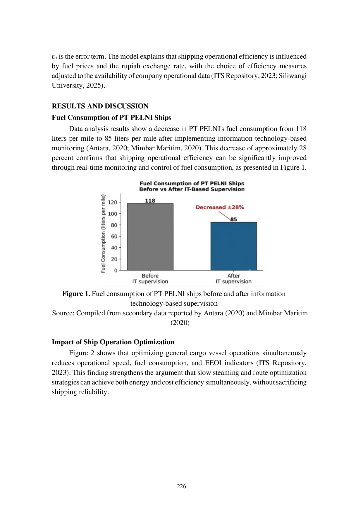 JURIS The Impact of Fluctuations in Fuel Prices and the Rupiah Exchange Rate on the Operational Management Efficiency of Shipping Companies