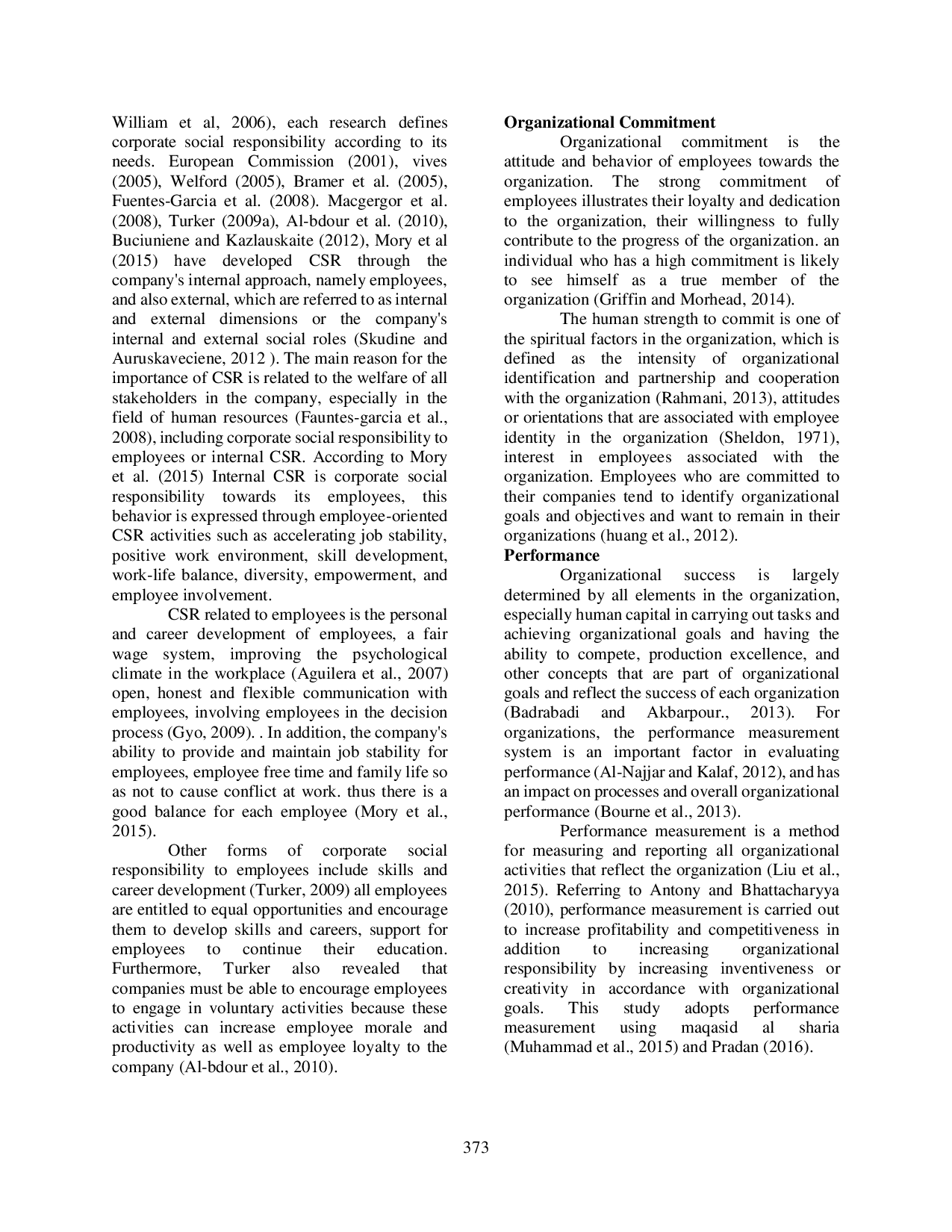 JURIS Internal CSR and Islamic Banking Performance