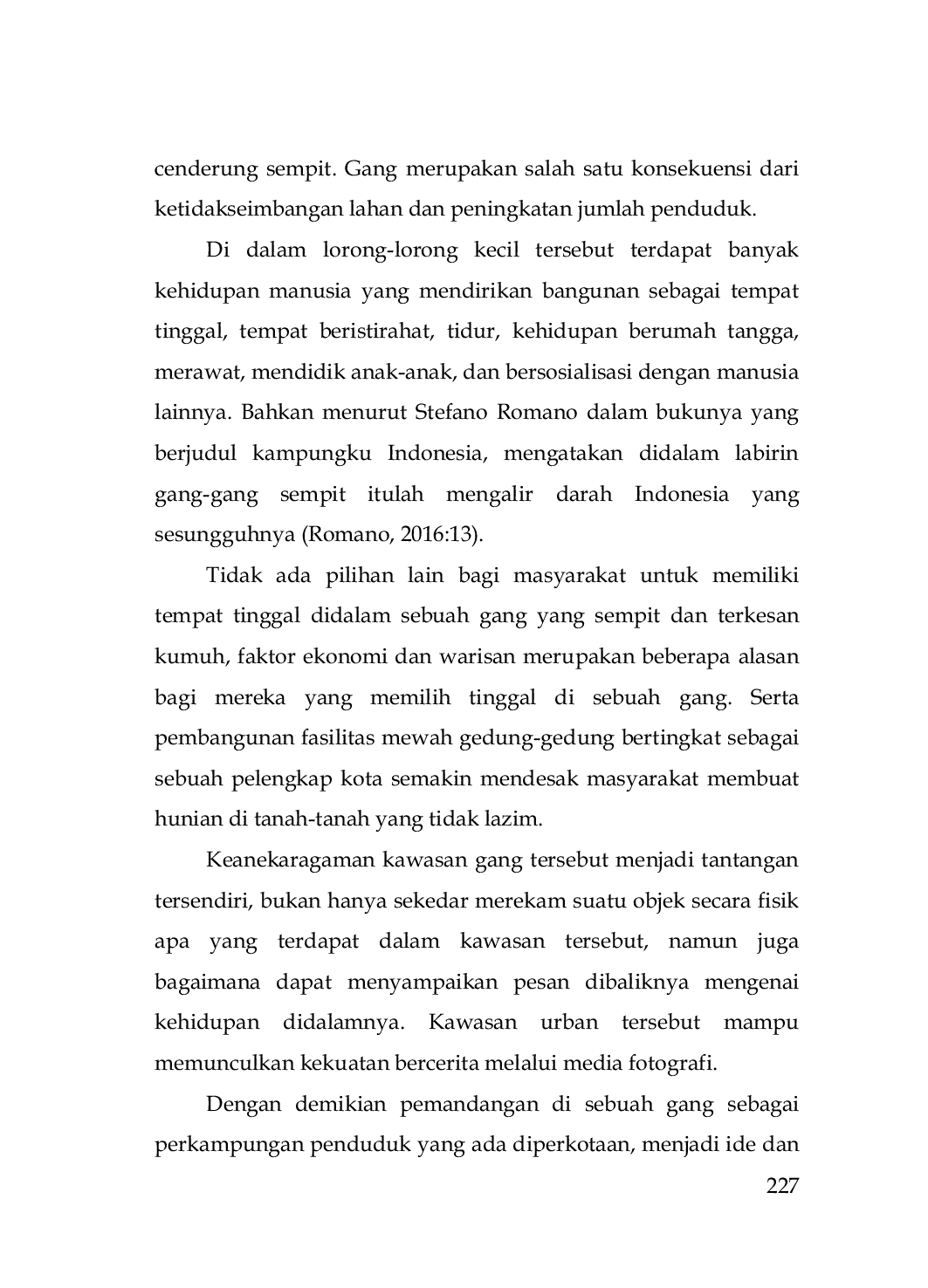 JURIS Lega Dina Seseg Penciptaan Fotografi Urban Landscape