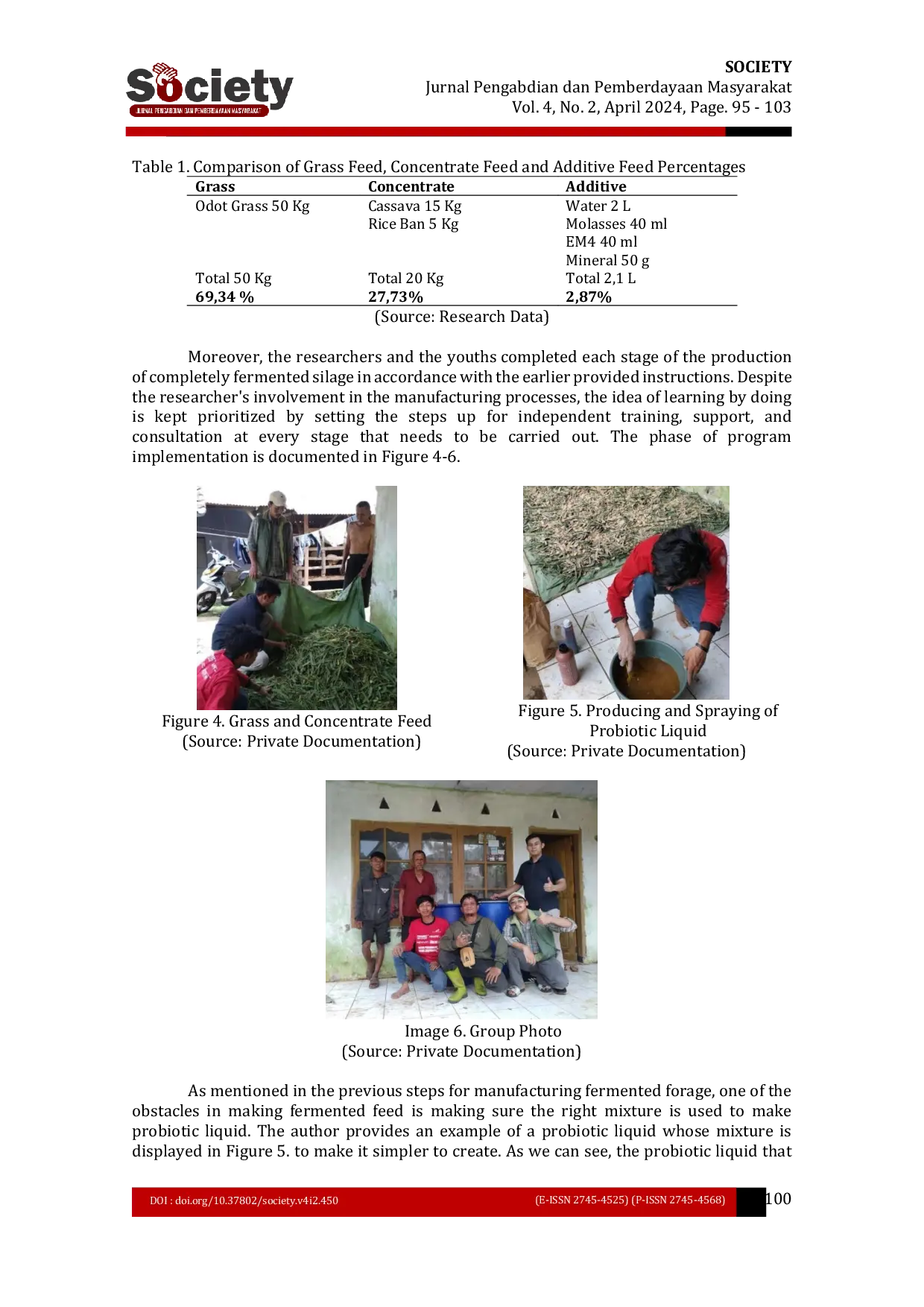 JURIS Sustainable Agriculture Empowering Youth Organization through The Modernization of Forage Technology in Desa Ganjarsari
