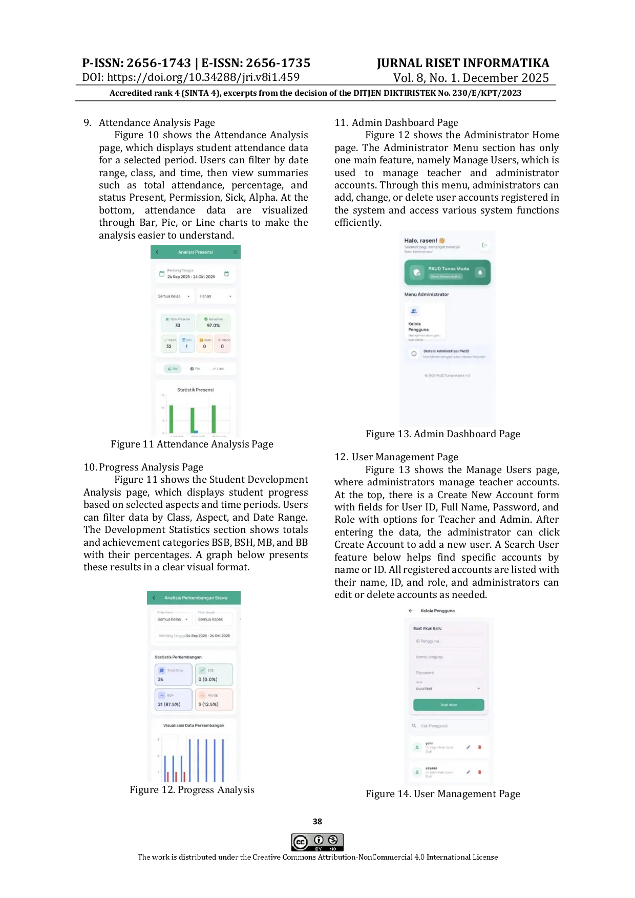 JURIS Development of an Information System for Attendance and Student Progress at PAUD Tunas Muda