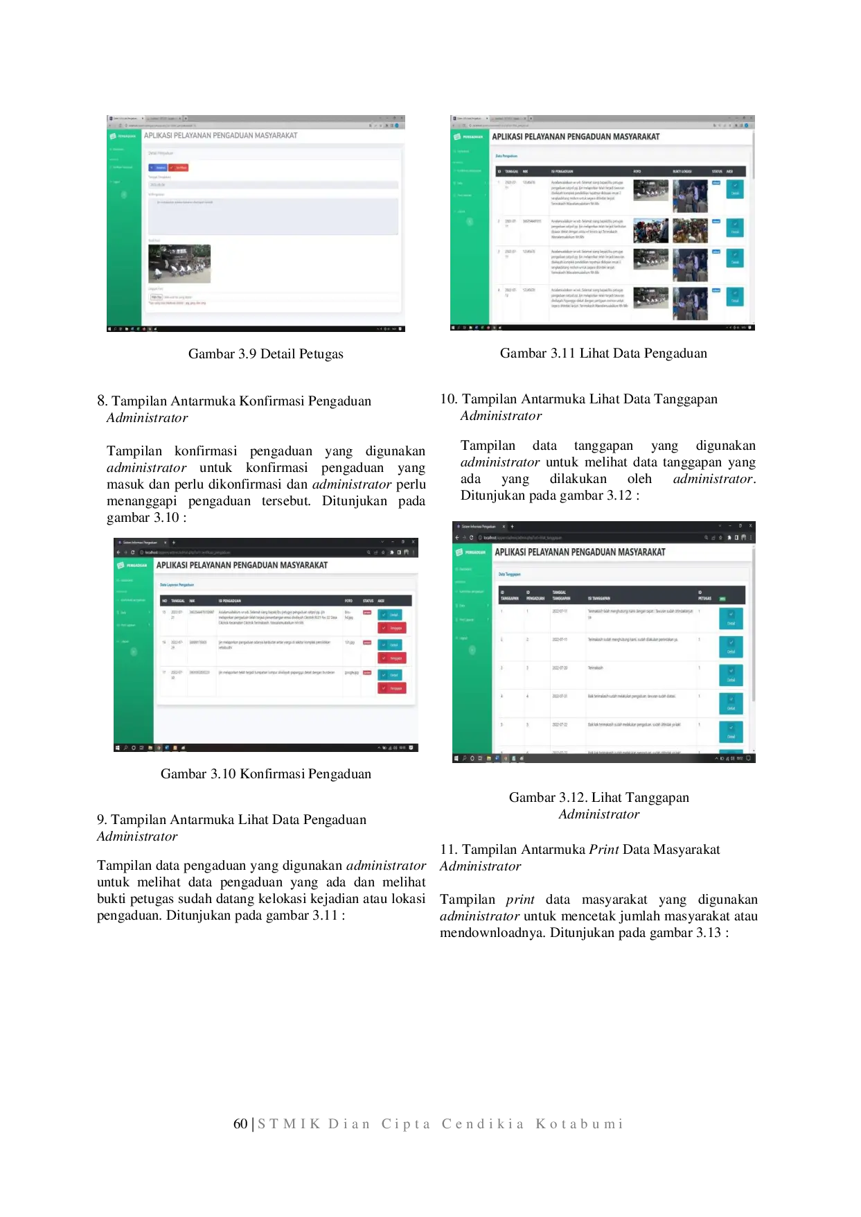 JURIS Sistem Informasi Pelayanan Pengaduan Satuan Polisi Pamong Praja Berbasis Website