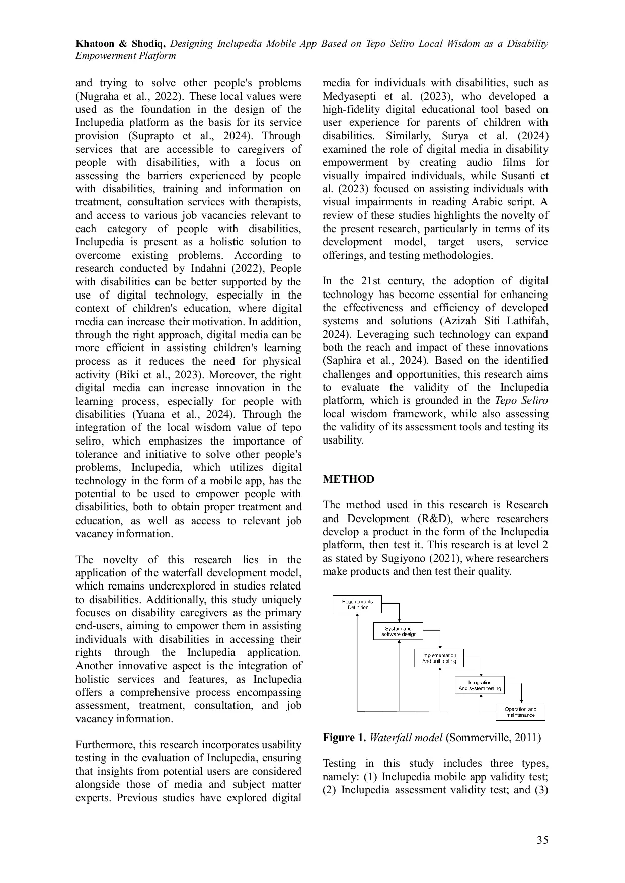 JURIS Designing Inclupedia Mobile App Based on Tepo Seliro Local Wisdom as a Disability Empowerment Platform