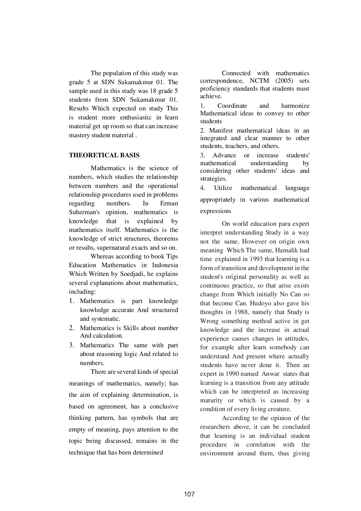 JURIS USE OF THE MONOPOLY GAME AS A MEDIA FOR LEARNING MATHEMATICS THE MAIN DISCUSSION OF SPACE BUILDING