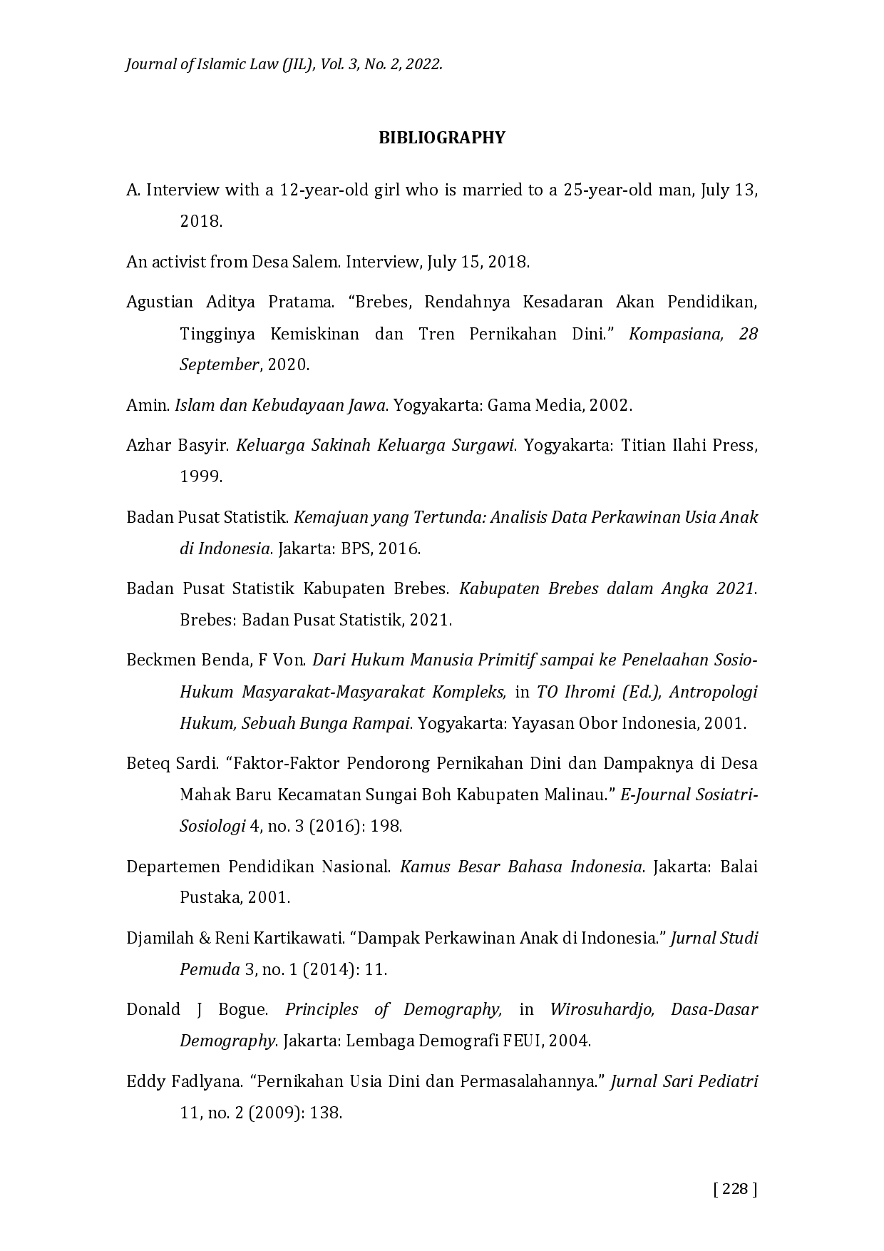 juris Between Culture and the Sacredness of Fiqh The Role of Lebe in Child Marriage Practices in Brebes Indonesia