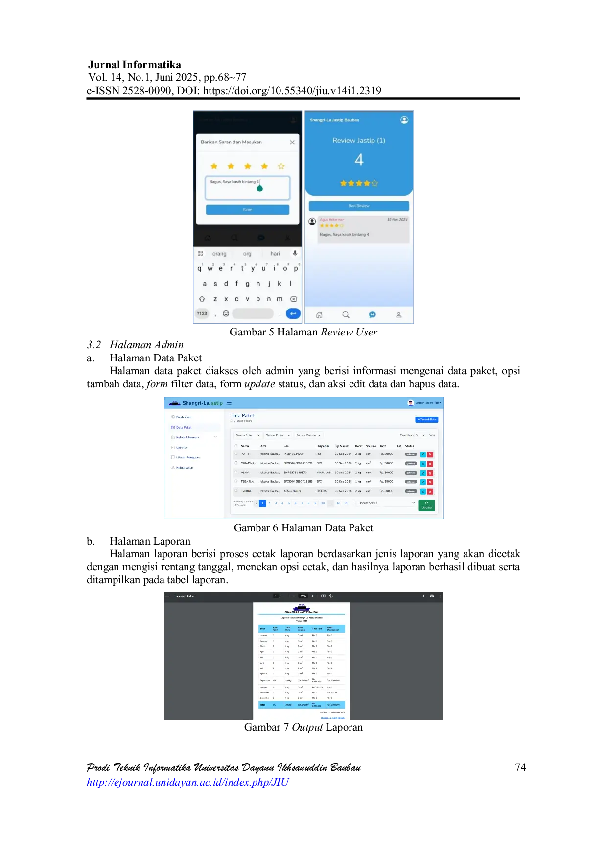 JURIS Pengembangan Aplikasi Jasa Titip Jastip Berbasis Android untuk Mendukung Sistem Informasi Layanan Pengiriman