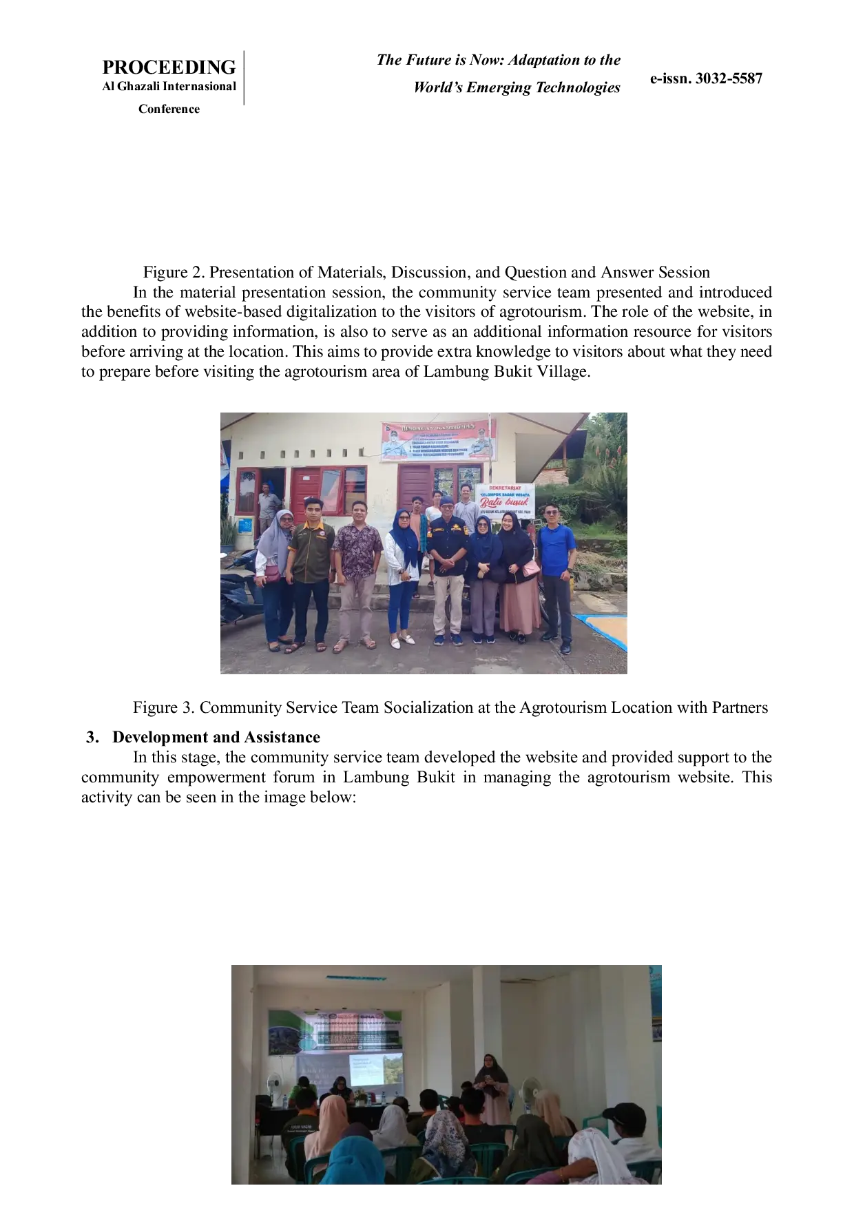 JURIS Website Based Digitalization of Agrotourism in the Community Empowerment Forum of Lambung Bukit Subdistrict