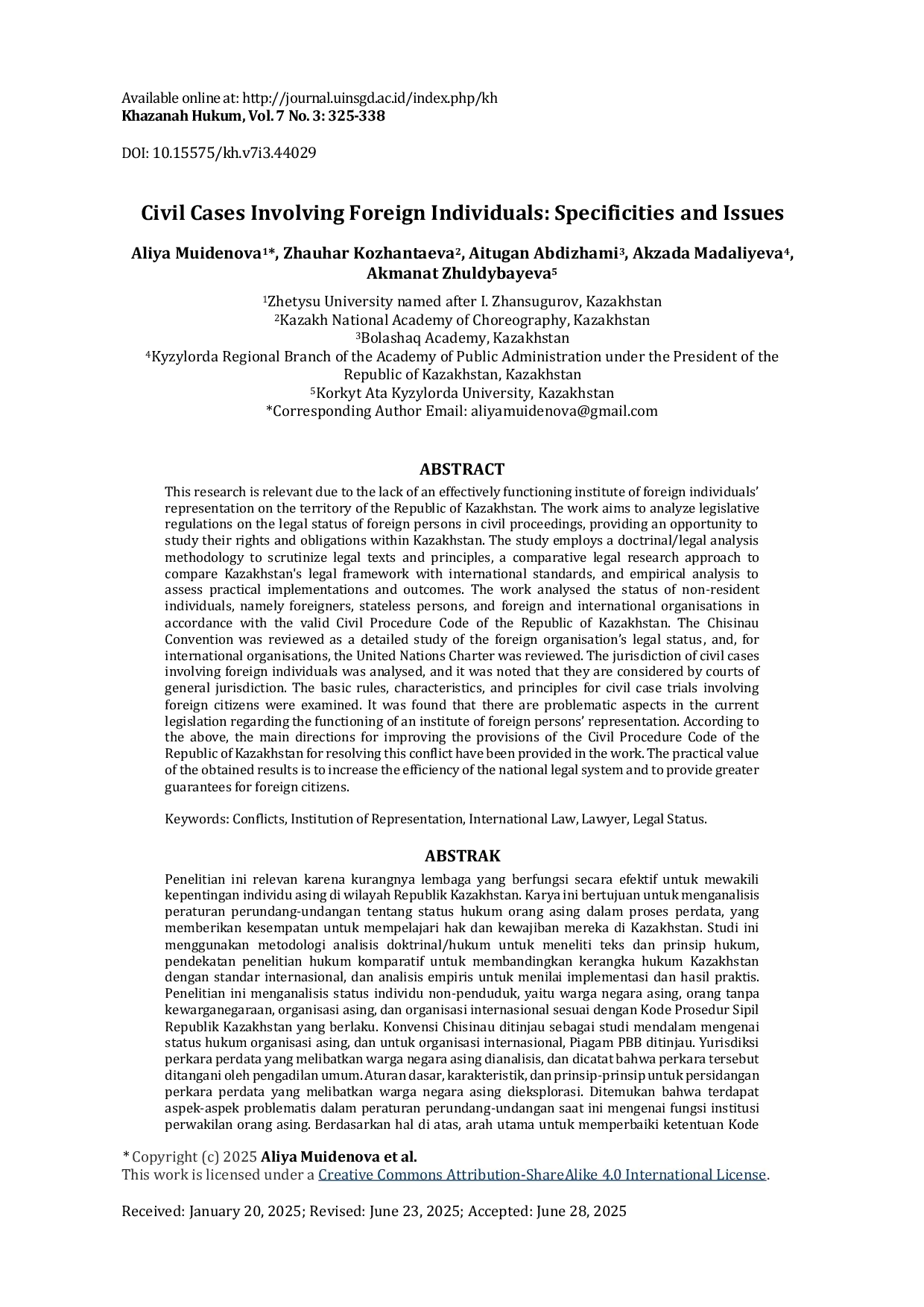 JURIS Civil cases involving foreign individuals Specificities and issues