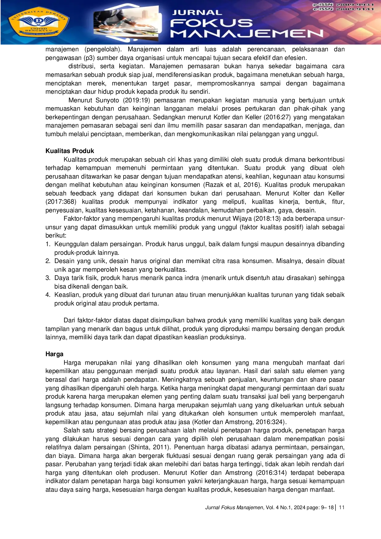 JURIS Pengaruh Kualitas Produk Harga Dan Brand Image Terhadap Keputusan Pembelian Wardah Study Kasus Mahasiswi Pada Prodi Manajemen Universitas Dehasen Bengkulu