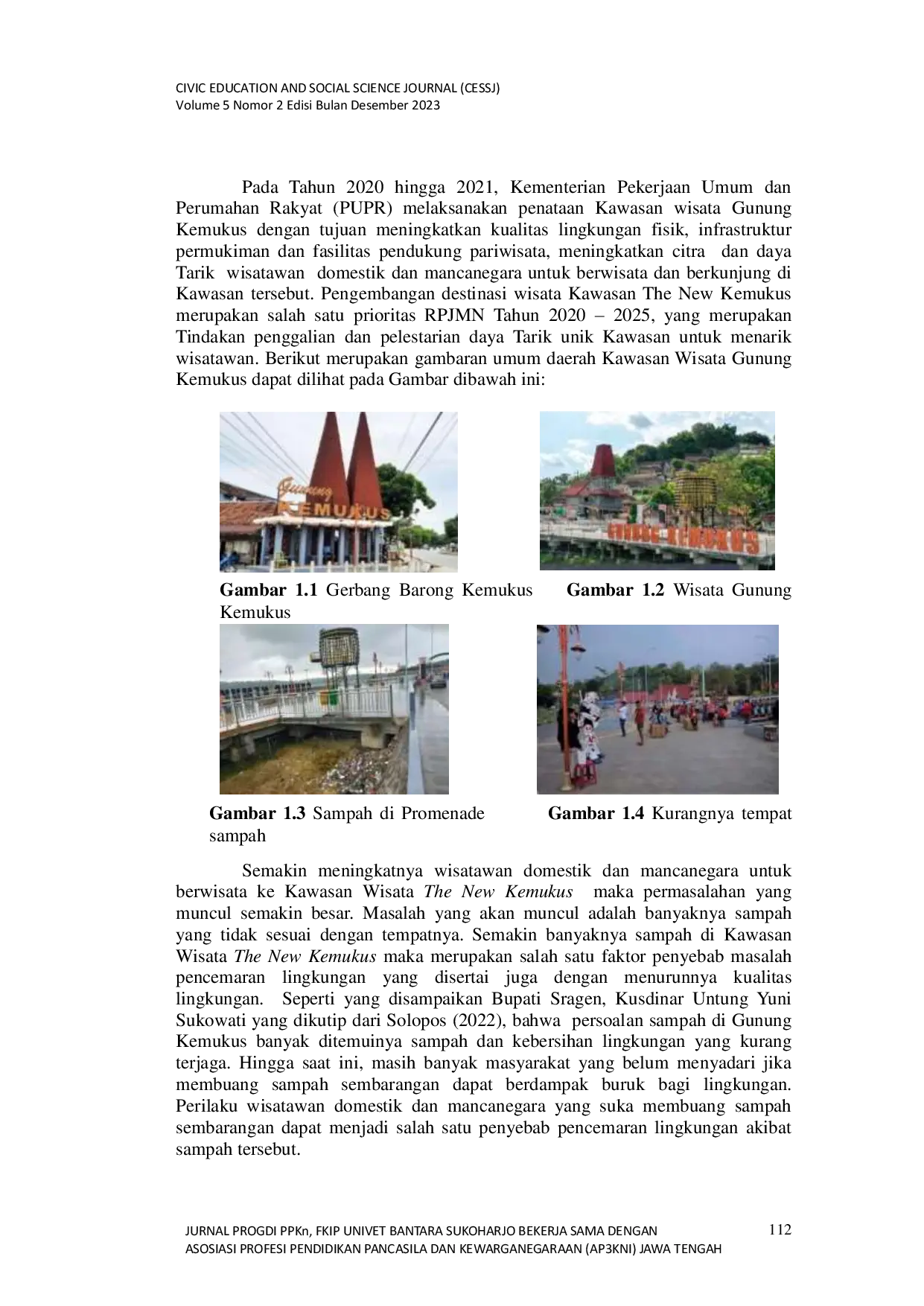 JURIS Aspek Penghambat Partisipasi Masyarakat Lokal Terhadap Pengelolaan Sampah Kawasan Wisata The New Kemukus Kabupaten Sragen Berbasis Geospasial