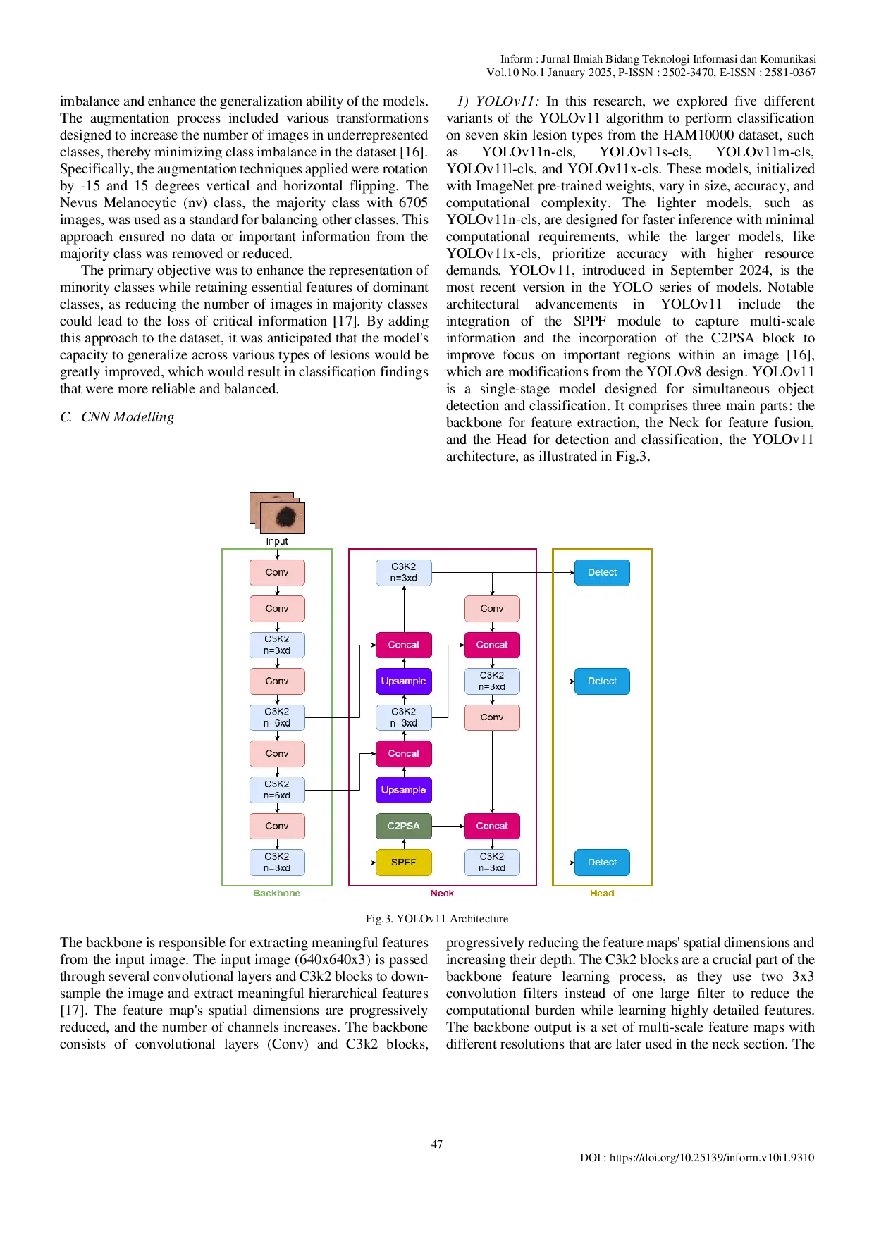 JURIS Skin Lesion Classification Using YOLOv11 on the HAM10000 Dataset