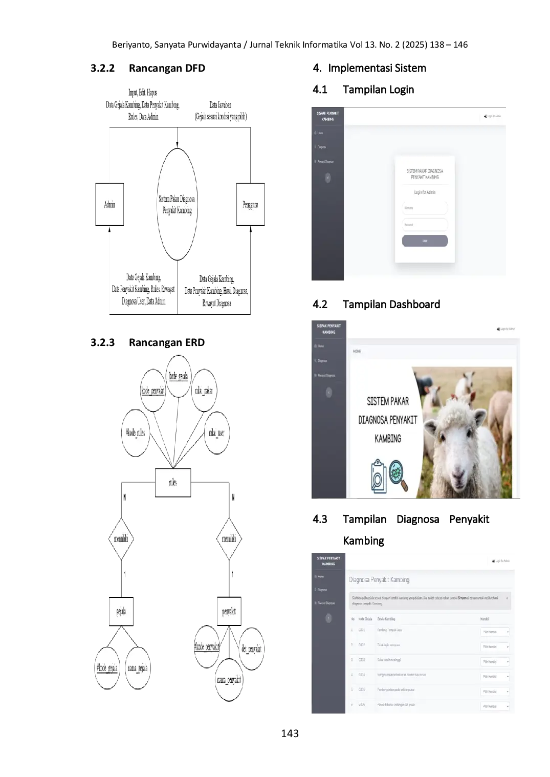 JURIS Sistem Pakar Diagnosa Penyakit Kambing Dengan Metode Certainty Factor