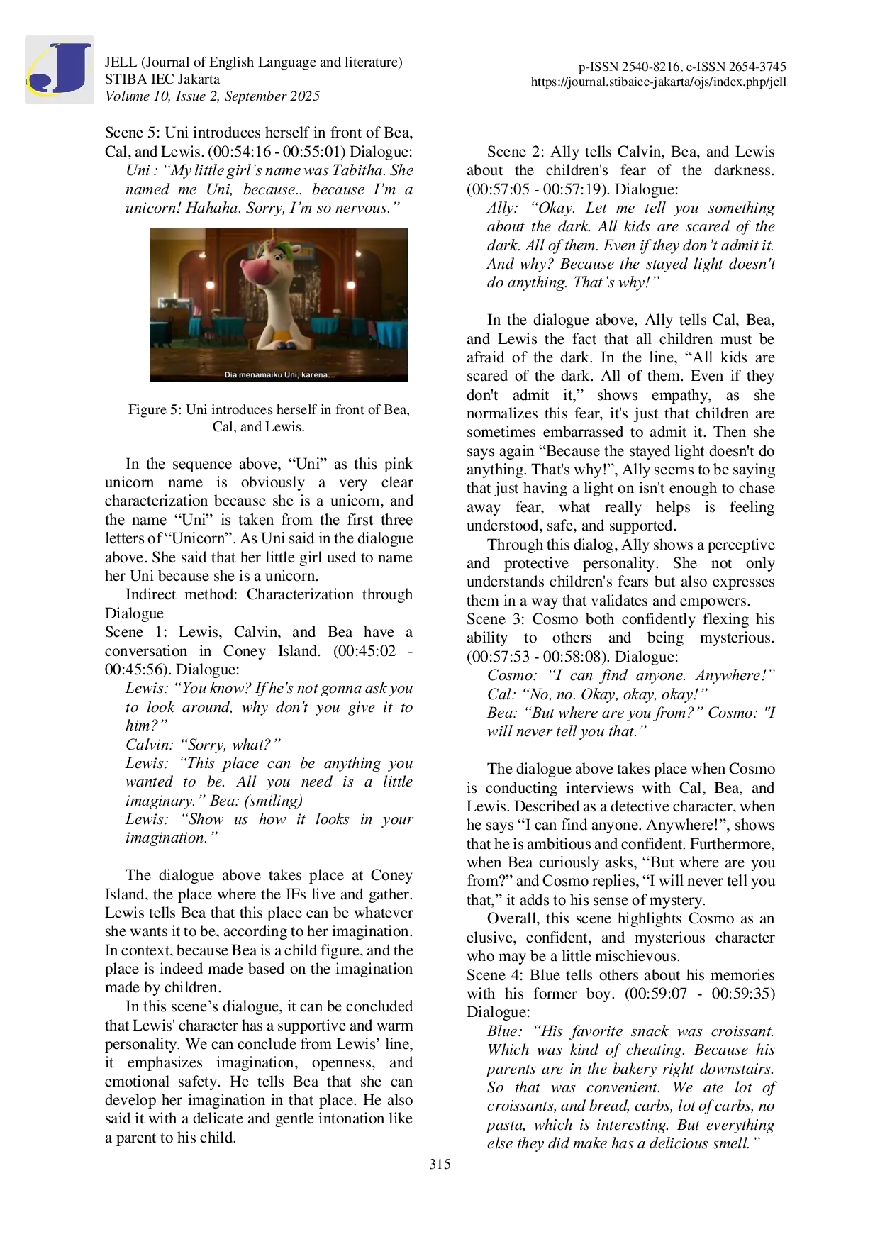 JURIS Applying Minderop s Fictional Characterization to Imaginary Friends in the IF 2024 Movie