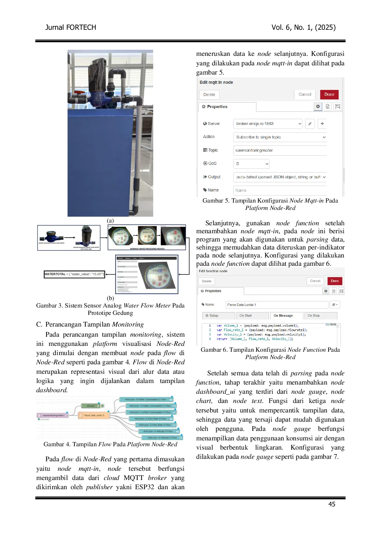 JURIS Pemantauan Konsumsi Air Pada Prototipe Gedung Tiga Lantai Berbasis Internet of Things