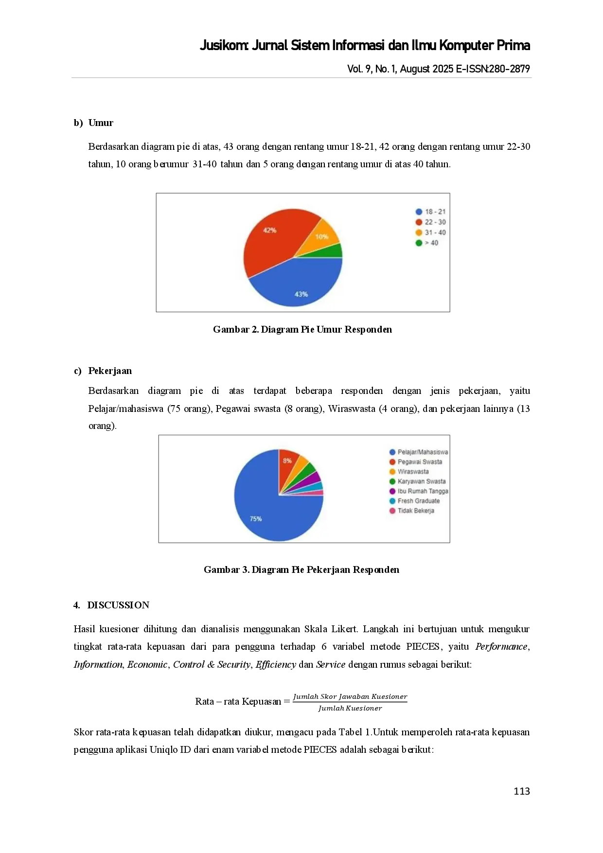 juris Analisis Tingkat Kepuasan Pengguna Aplikasi Uniqlo ID Menggunakan Metode PIECES