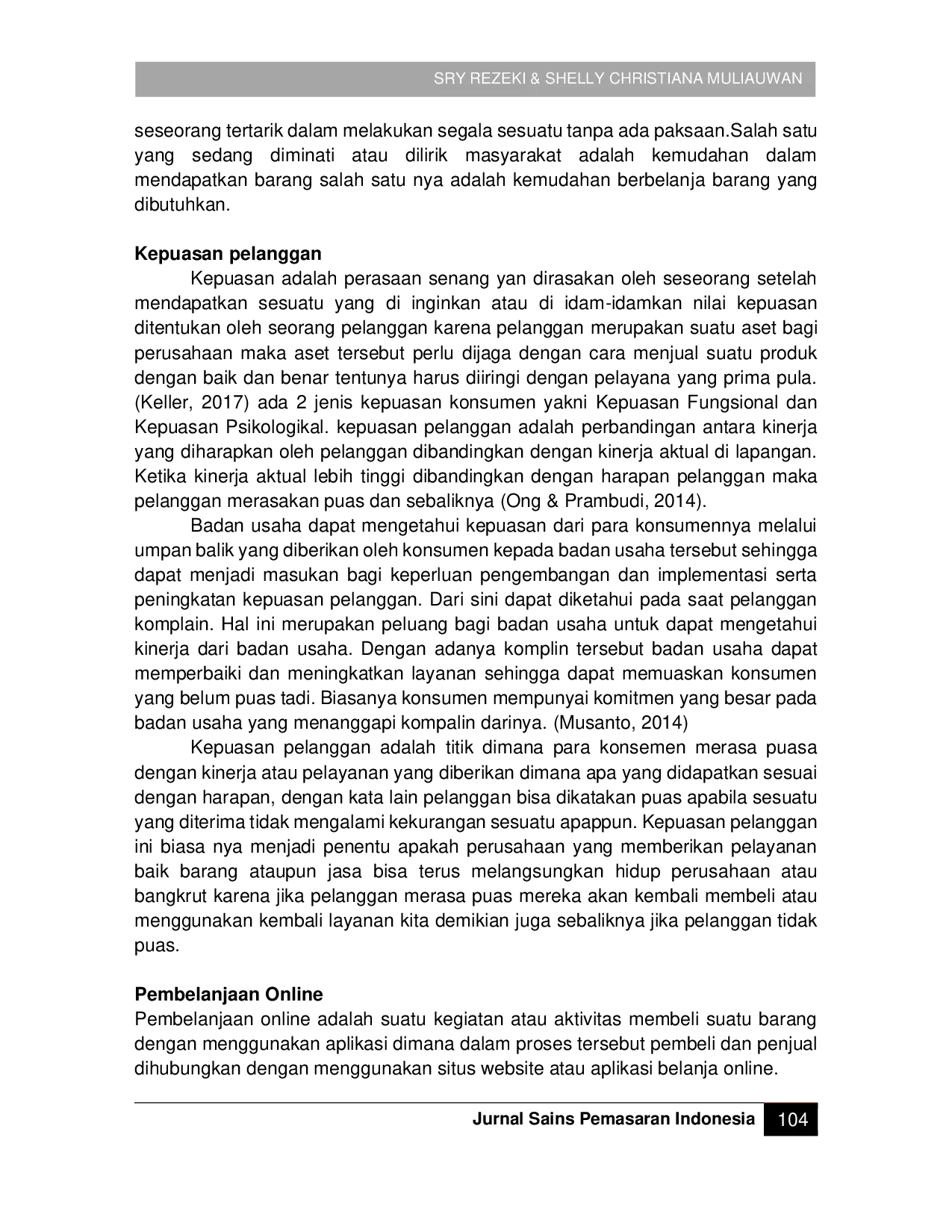 JURIS Analysis Digital Customer Satisfaction in Online Purchase