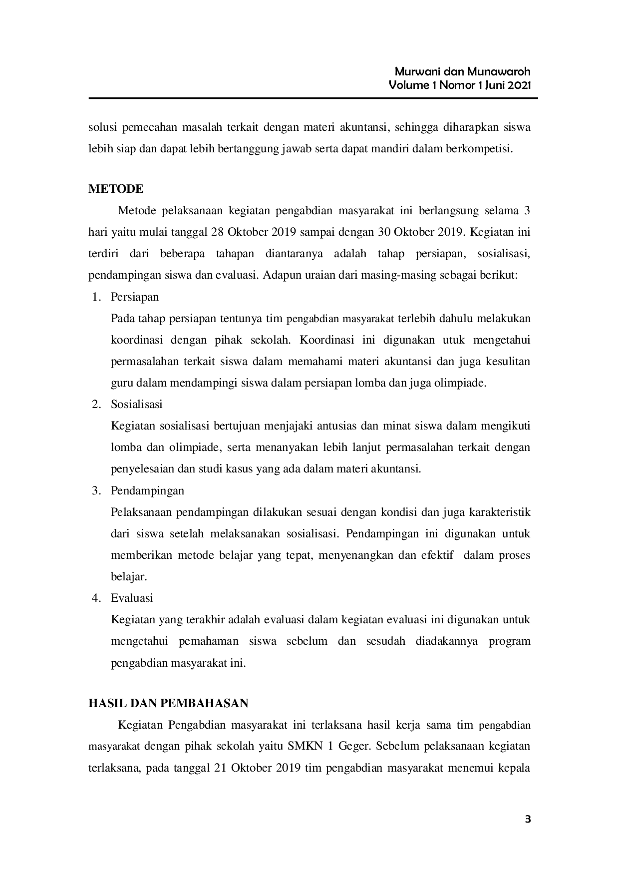 JURIS Peningkatan Pemahaman Akuntansi Melalui Workshop Bina Prestasi