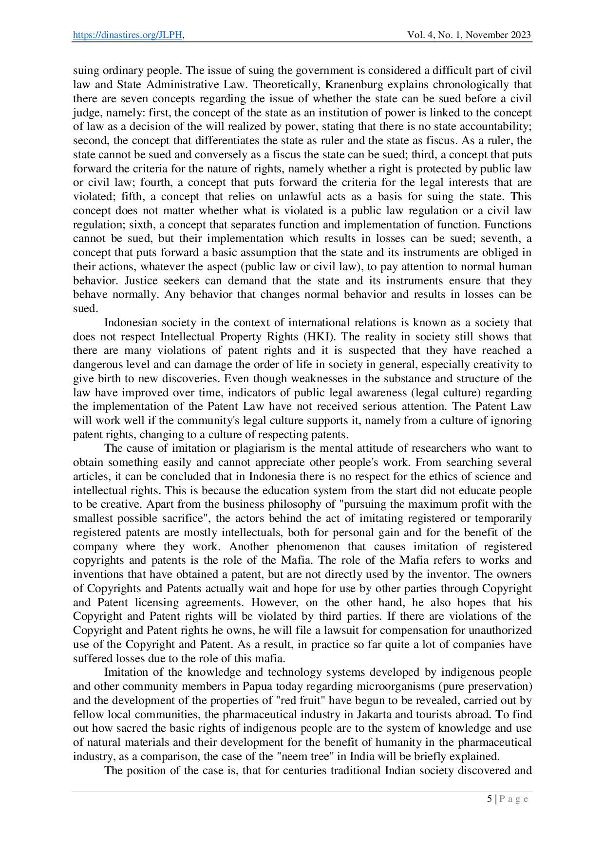 juris Application of Science and Technology in Intellectual Property Rights Process Patent