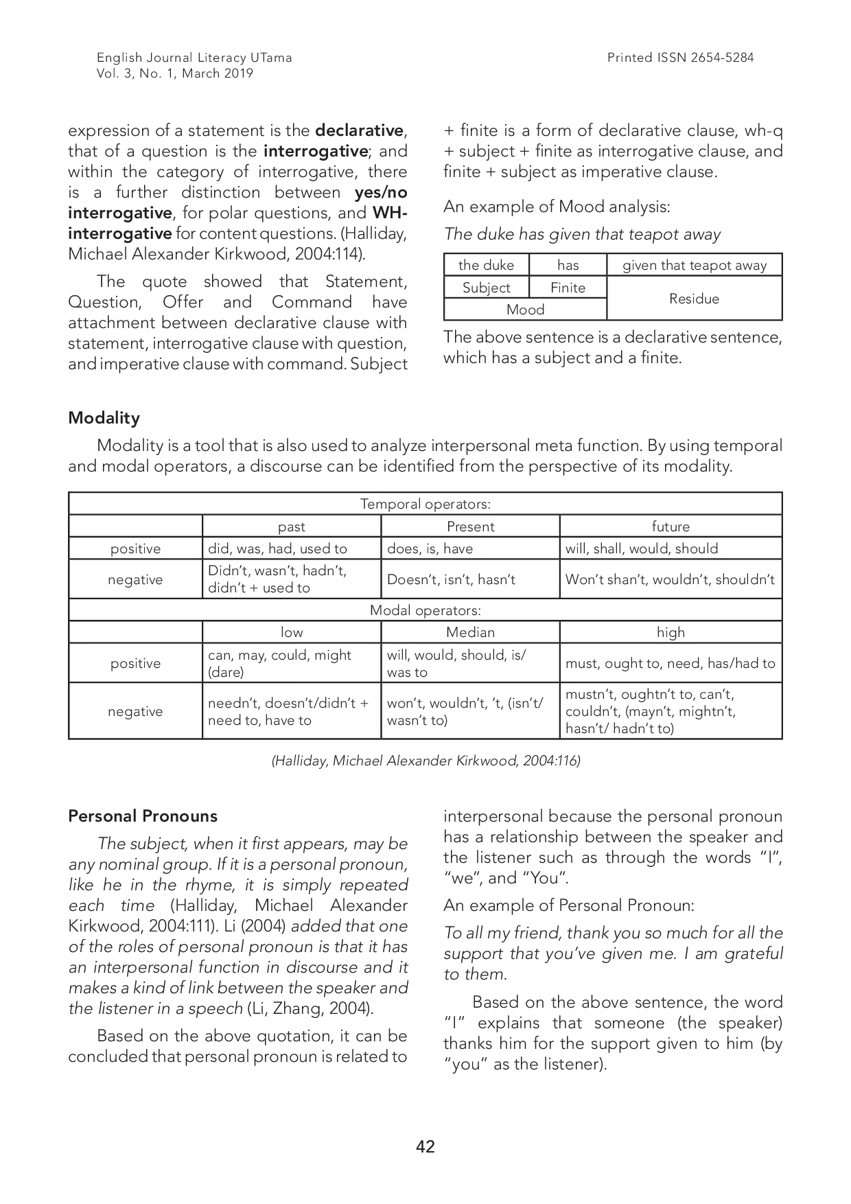 JURIS Interpersonal Metafunction in Leonardo DiCaprio Speech