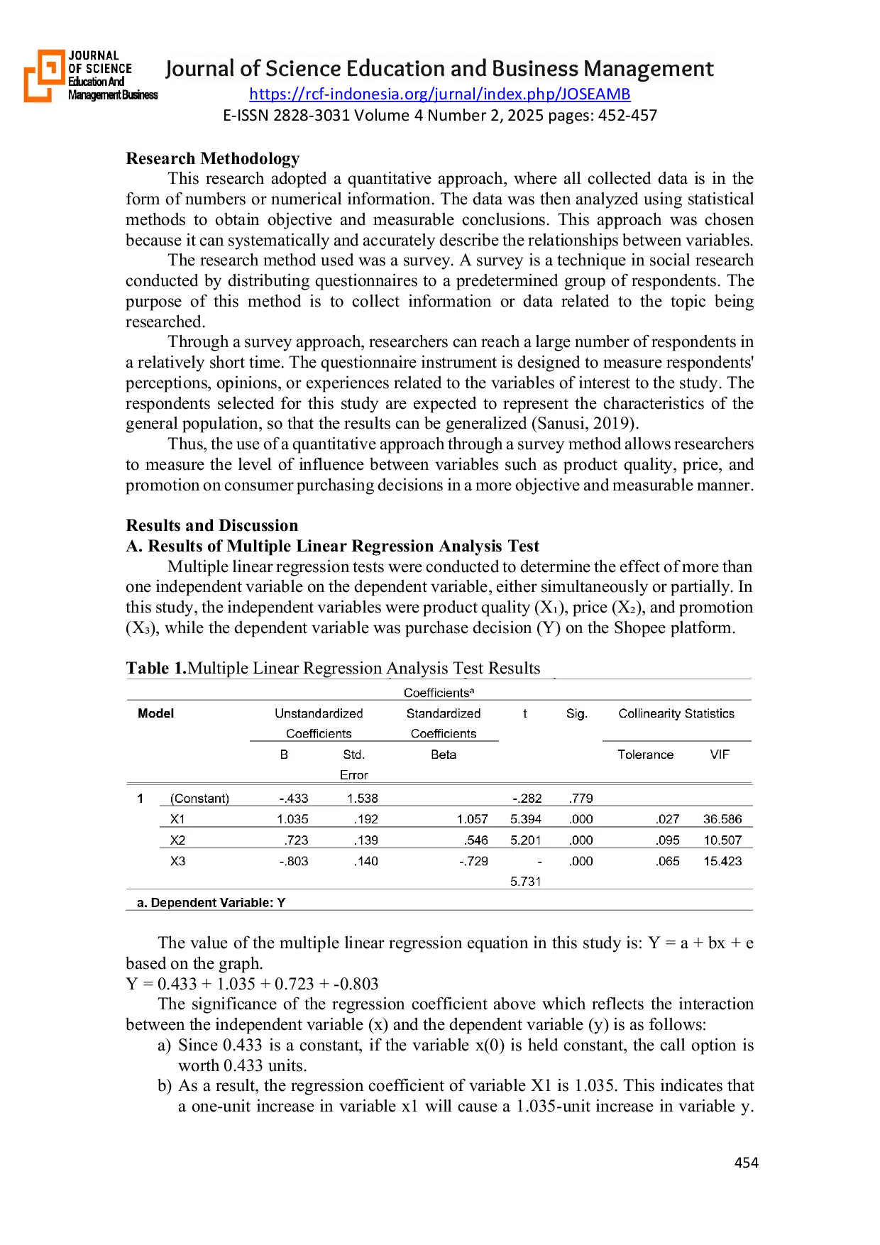 JURIS Analysis Of Factors Influencing Purchasing Decisions On The Shopee Marketplace