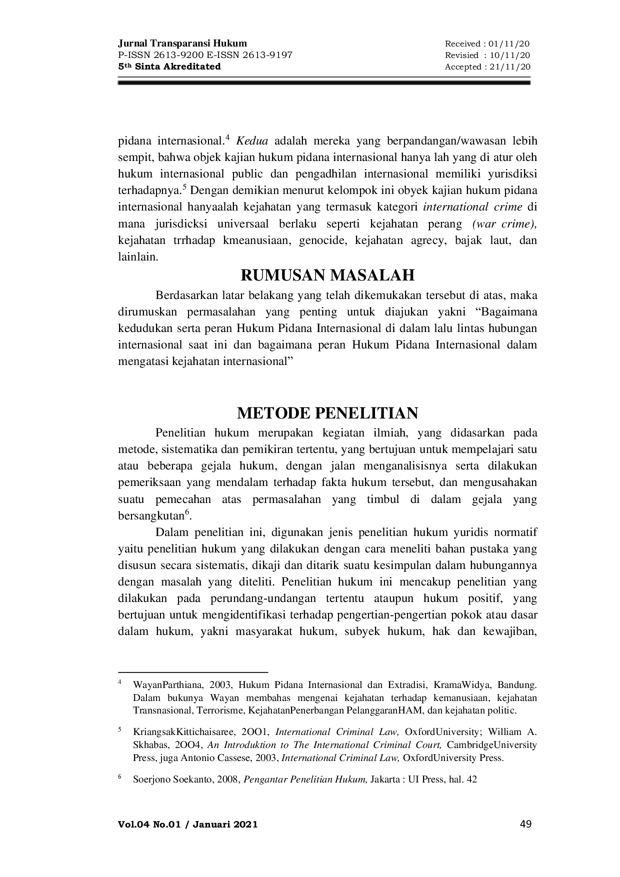 JURIS KEDUDUKAN HUKUM PIDANAiINTERNASIONAL DALAM PERSPEKTIF HUBUNGANiINTERNASIONAL