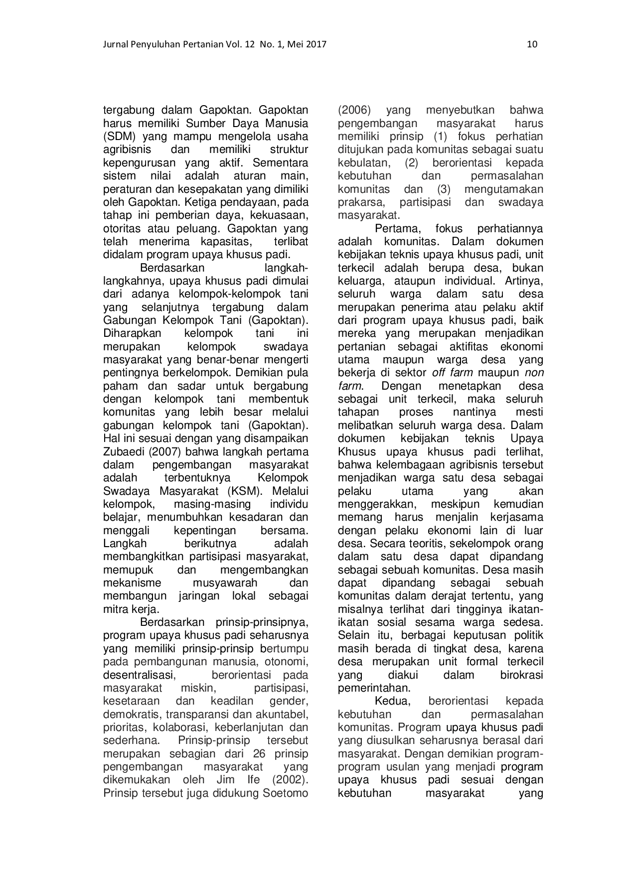 JURIS Faktor Penentu Partisipasi Petani Pada Program UPSUS