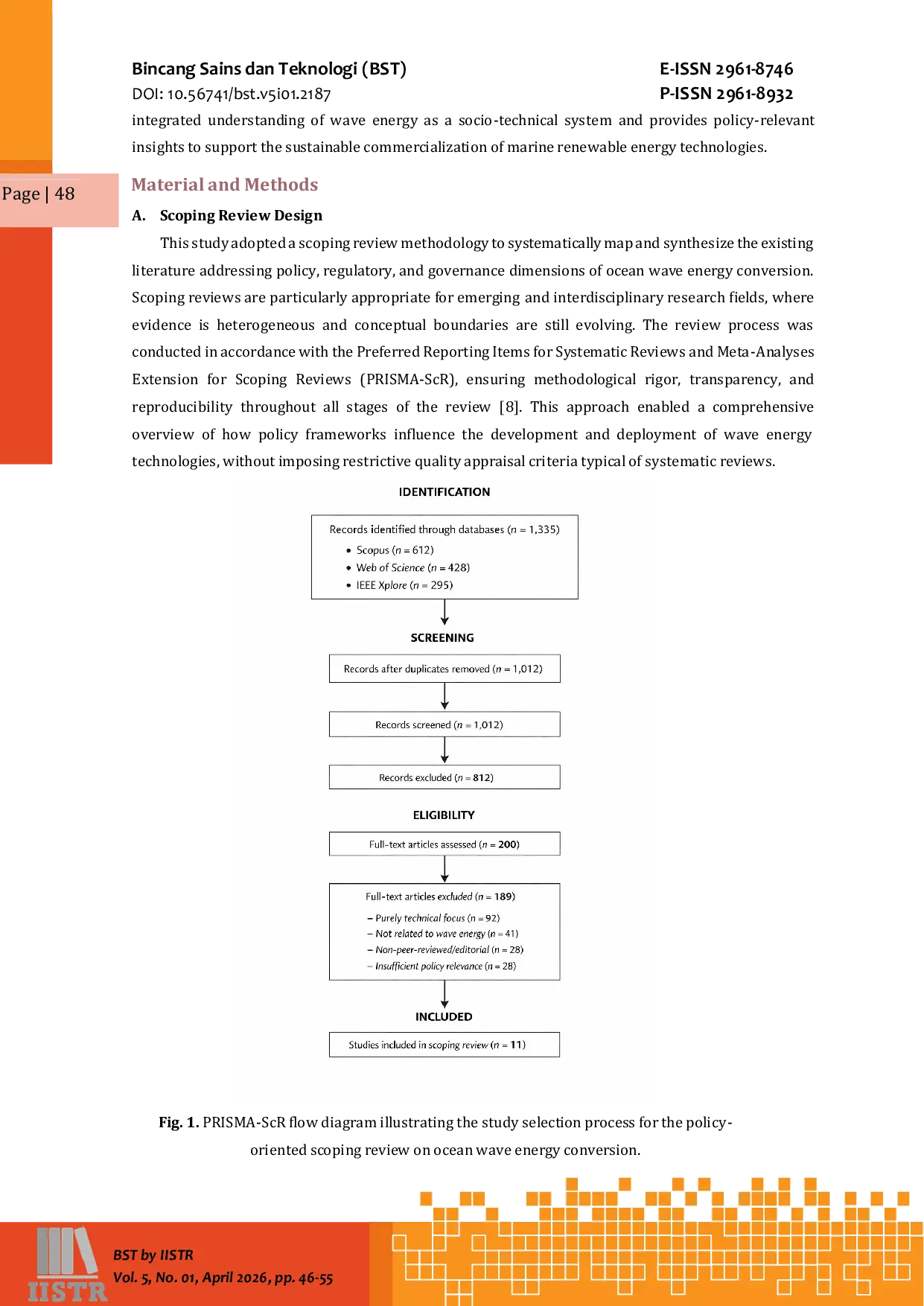 JURIS Ocean Wave Energy Conversion and Policy Frameworks A Scoping Review of Technological Readiness Regulatory Instruments and Deployment Challenges