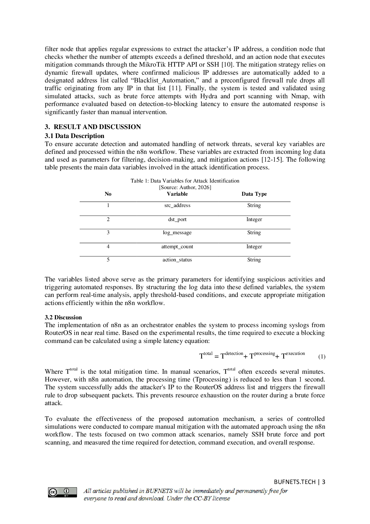 JURIS Automation of Cyber Attack Mitigation on RouterOS Using n8n Orchestration Platform