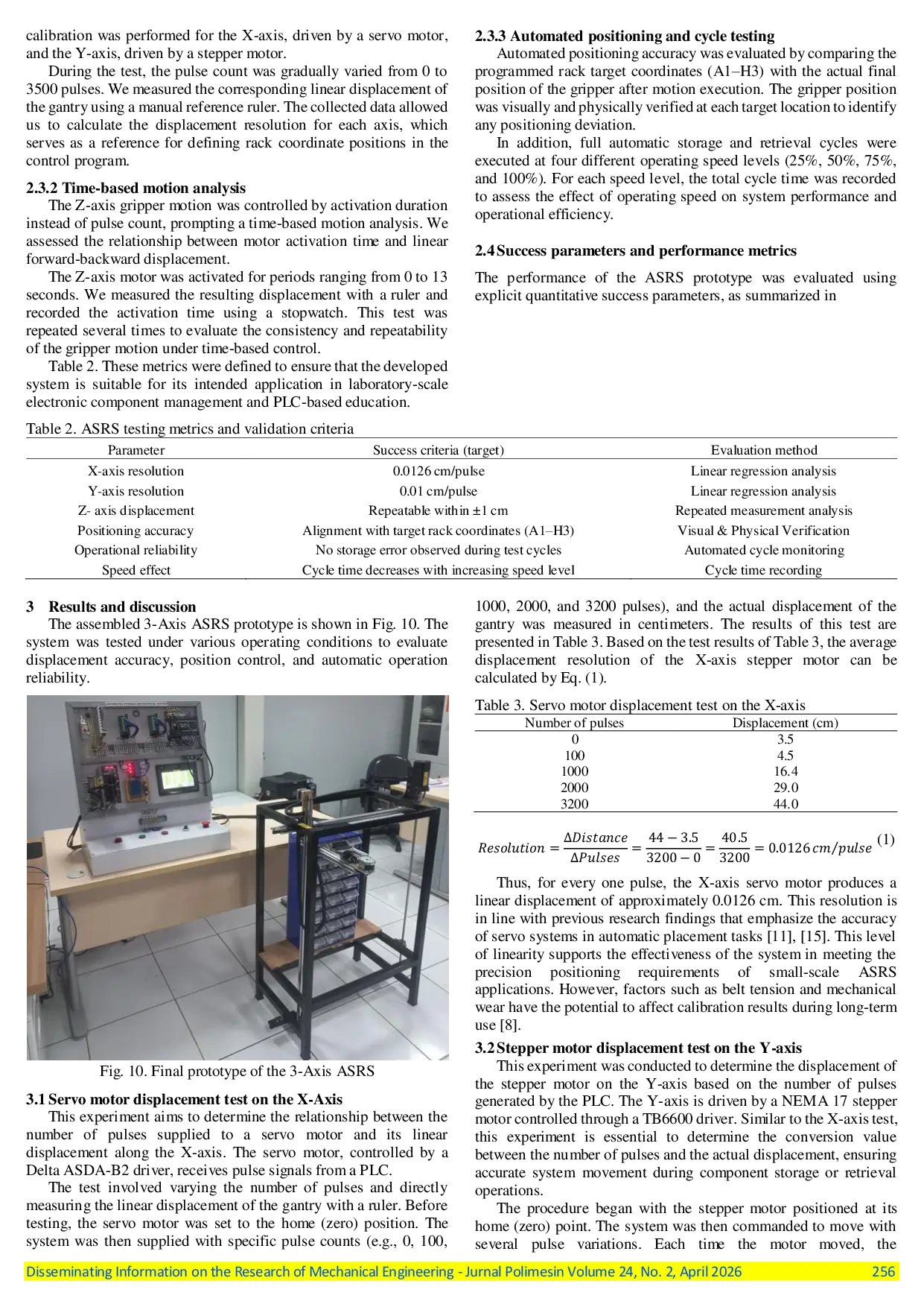 JURIS A laboratory scale 3 axis automated storage and retrieval system prototype for electronic component management