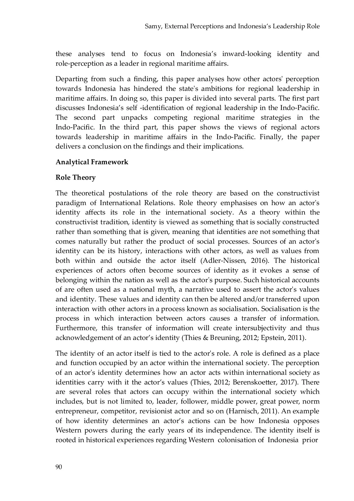 JURIS External Perceptions and Indonesia s Leadership Role in Indo Pacific Maritime Affairs