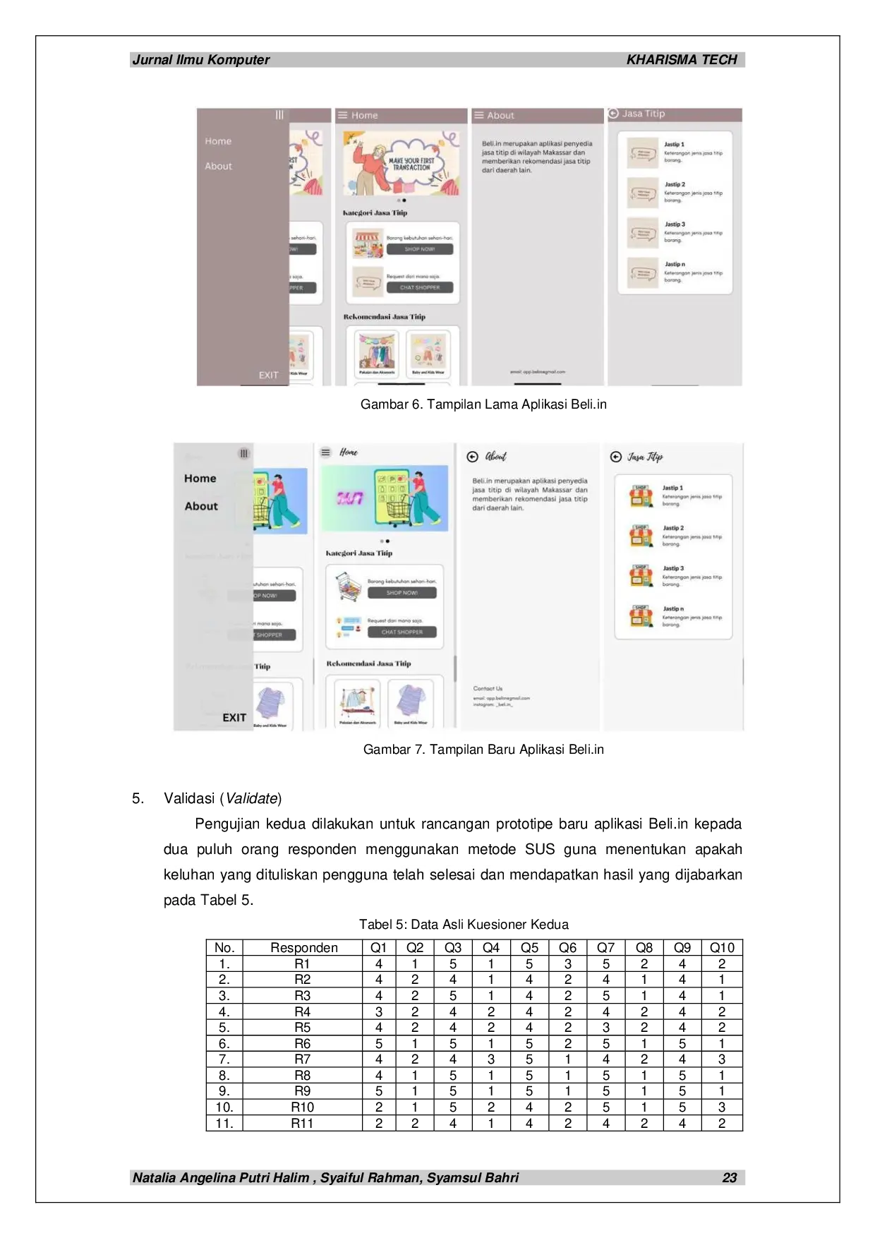 JURIS Perancangan Kembali Antarmuka Aplikasi Beli in Menggunakan Metode Design Sprint
