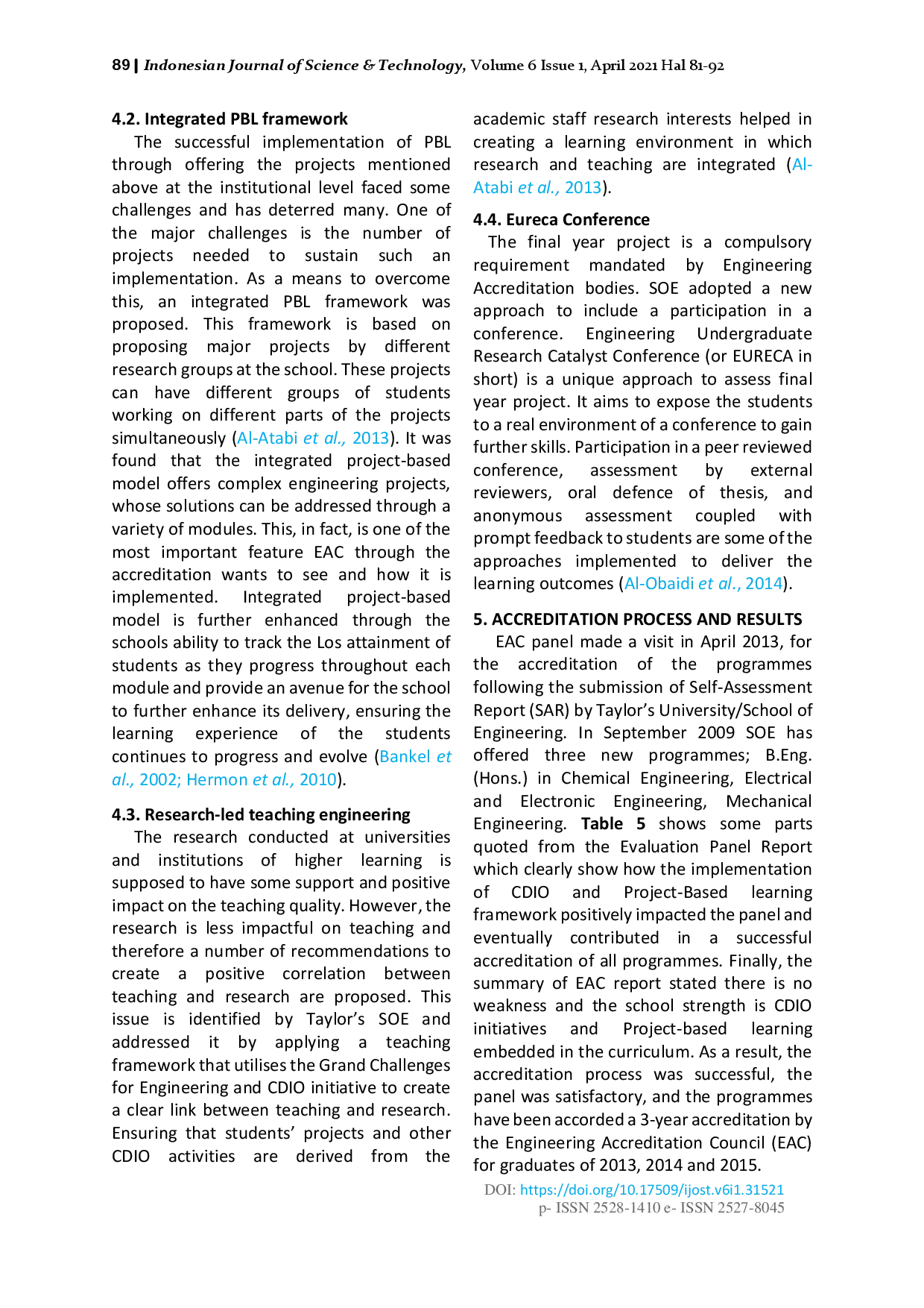 juris CDIO Initiative A Guarantee for Successful Accreditation of Engineering Programmes