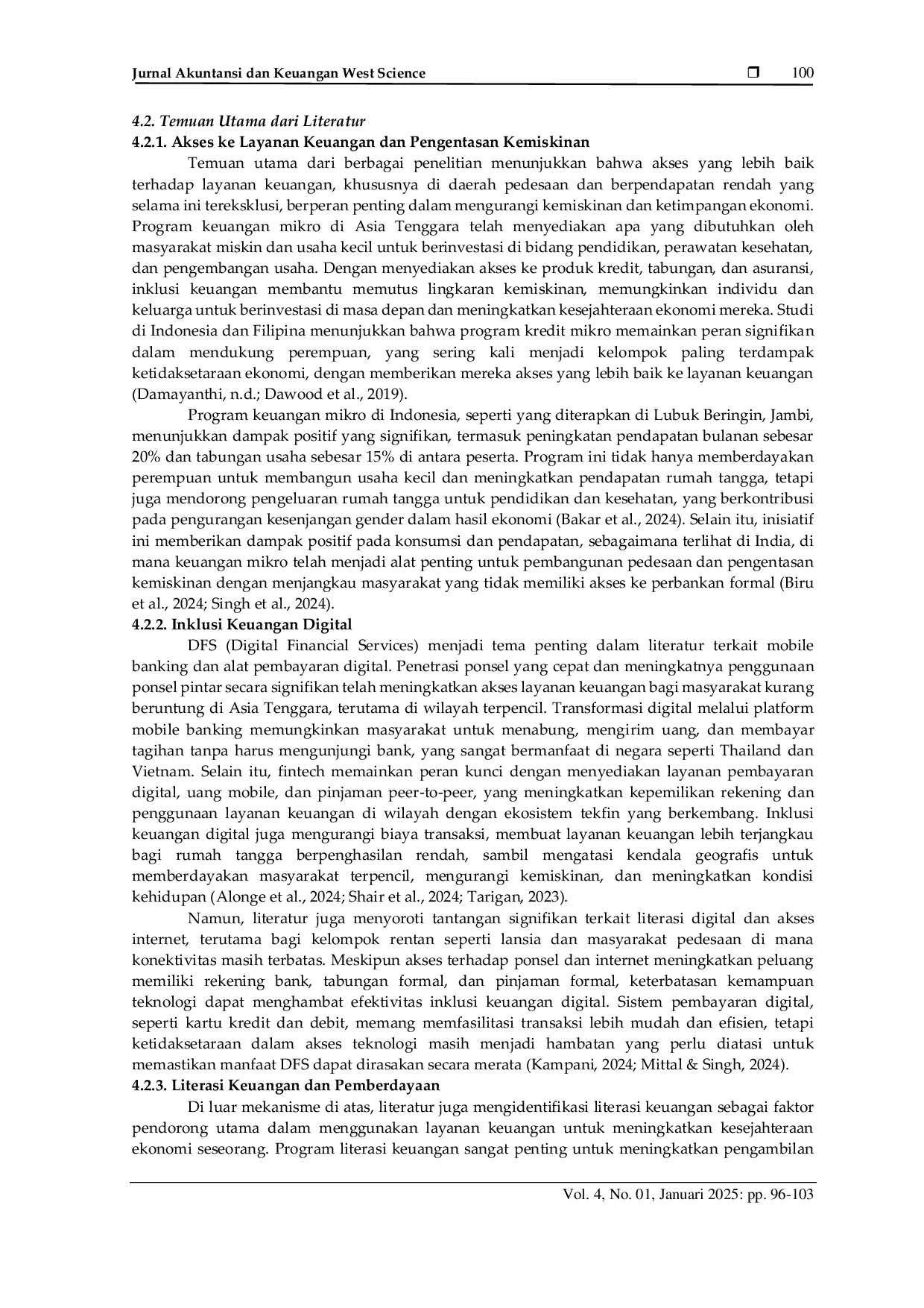 JURIS Analisis Empiris Dampak Inklusi Keuangan terhadap Pengurangan Ketimpangan Ekonomi di Kawasan Asia Tenggara