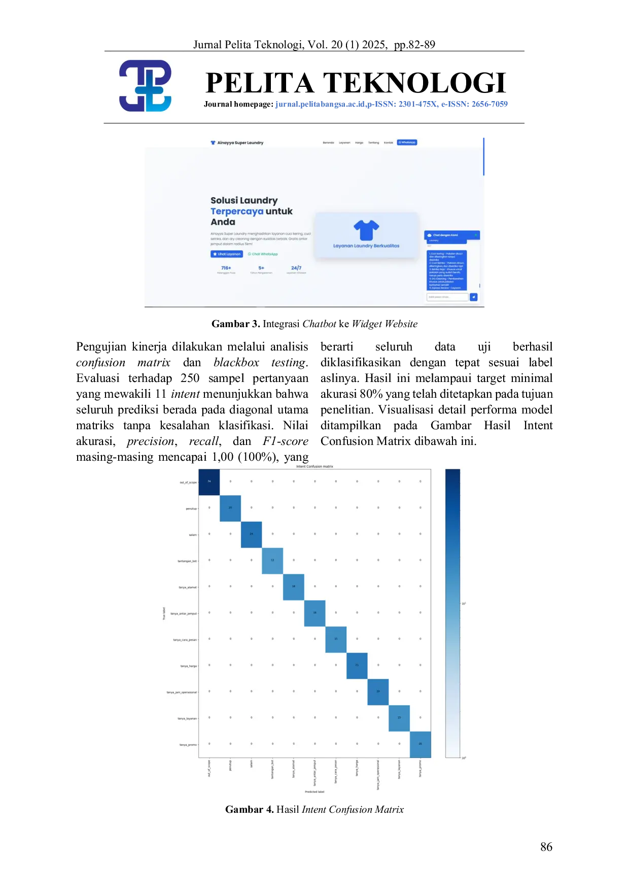 JURIS Implementasi Chatbot NLP Pada Ainayya Super Laundry Dengan Rasa Framework
