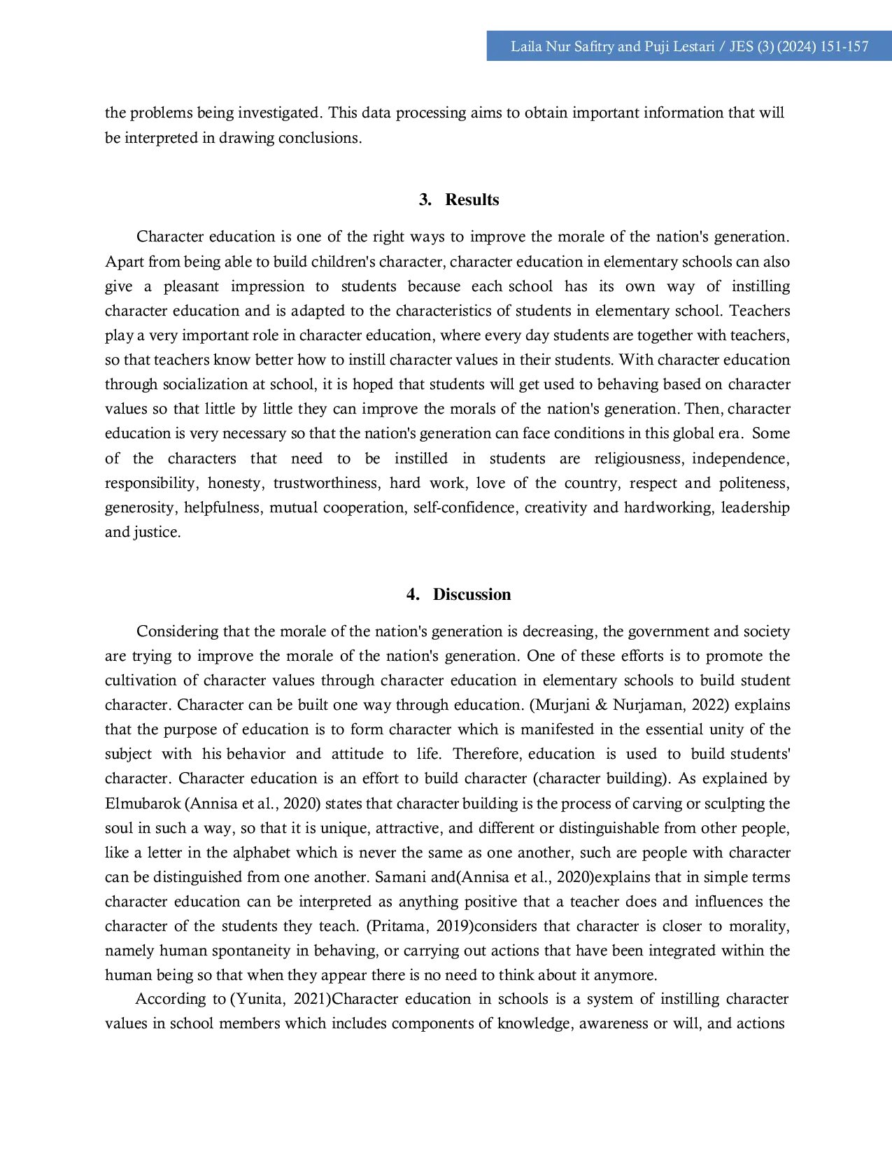 JURIS The Role of The Concelor in Children s Character Education