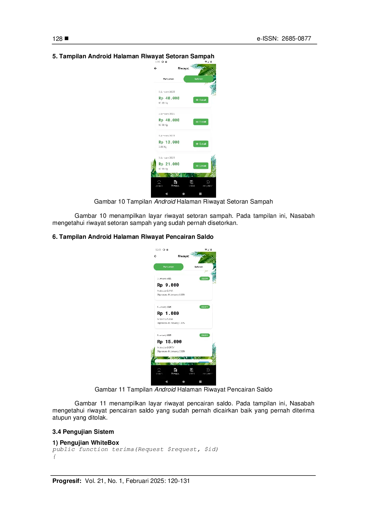 JURIS Implementasi Teknologi Android untuk Meningkatkan Transparansi Pengelolaan Bank Sampah Desa Rendole