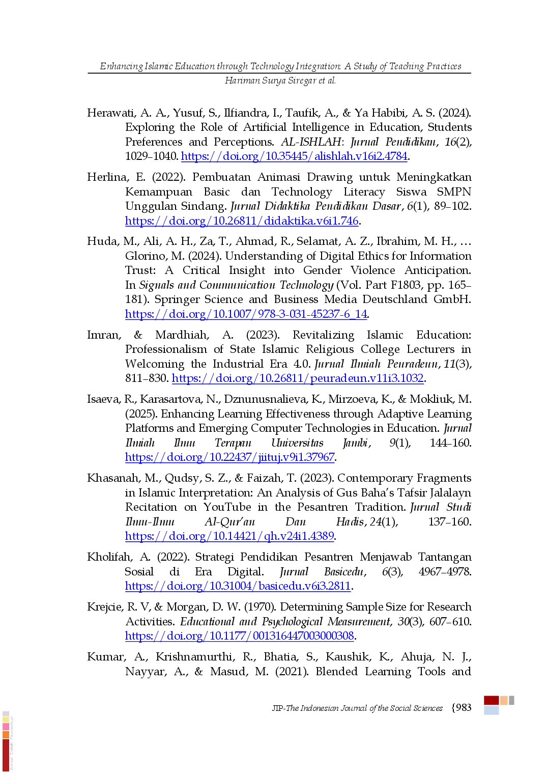 juris Enhancing Islamic Education through Technology Integration A Study of Teaching Practices in Indonesia
