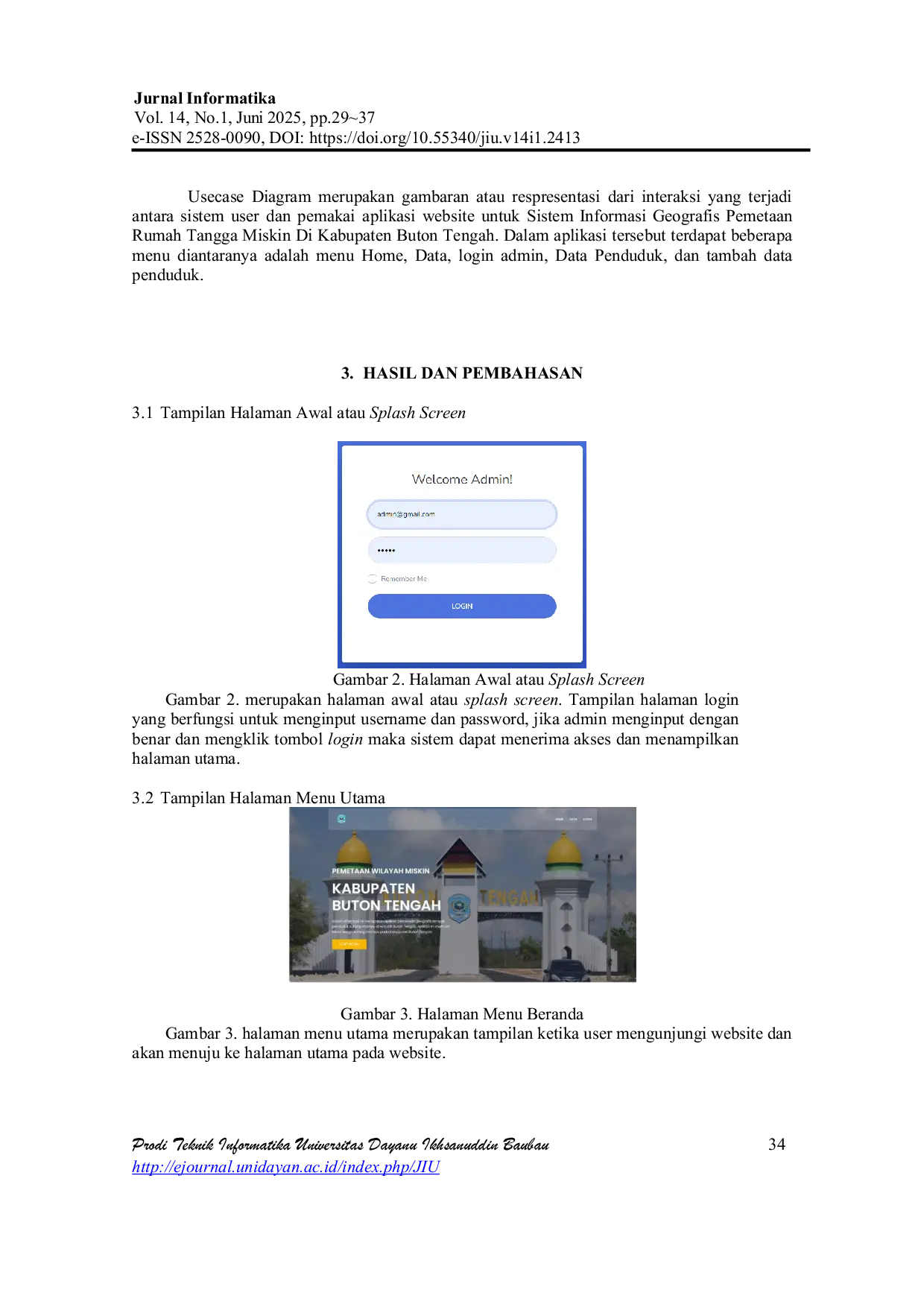JURIS Sistem Informasi Geografis Pemetaan Rumah Tangga Miskin Di Kabupaten Buton Tengah