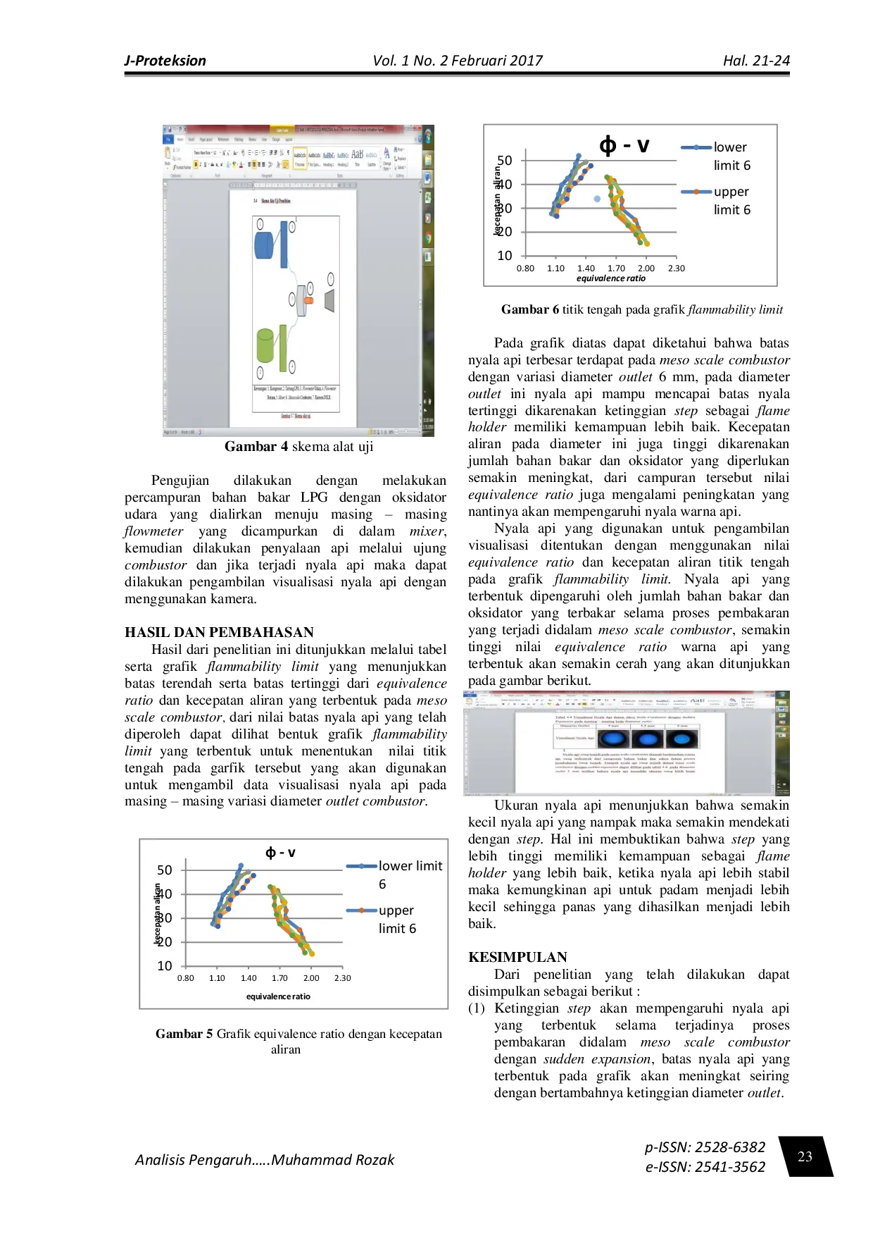 JURIS Analisis Pengaruh Ketinggian Step Pada Meso Scale Combustor Dengan Sudden Expansion Terhadap Karakteristik Nyala Api Terhadap Rolling Resistance