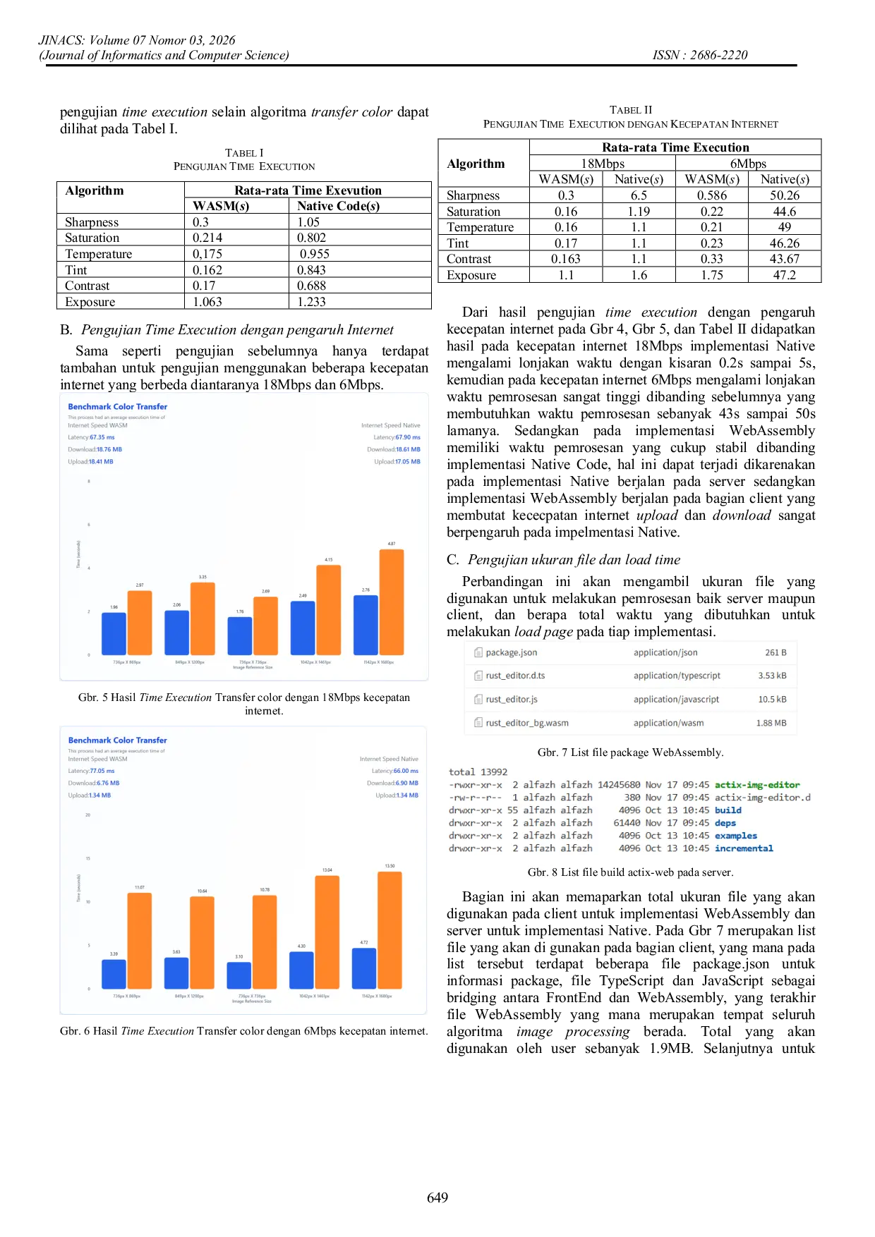 JURIS Perbandingan Arsitektur Runtime WebAssembly dan Native Code pada Pengembangan Website