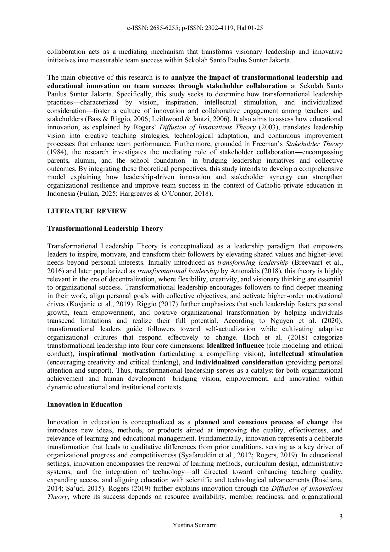 JURIS Driving School Transformation Through Leadership Innovation and Collaboration Evidence from St Paul School Sunter Jakarta