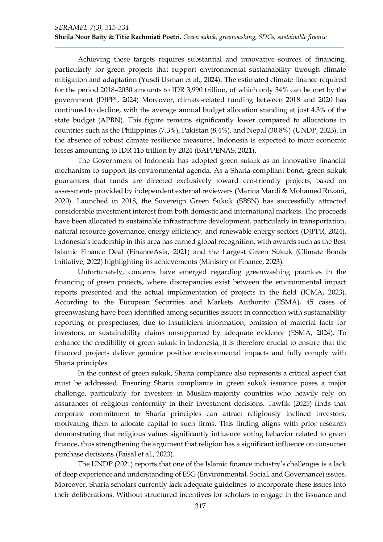 JURIS Ensuring the credibility and sharia compliance of sovereign green sukuk to achieve net zero emissions in Indonesia