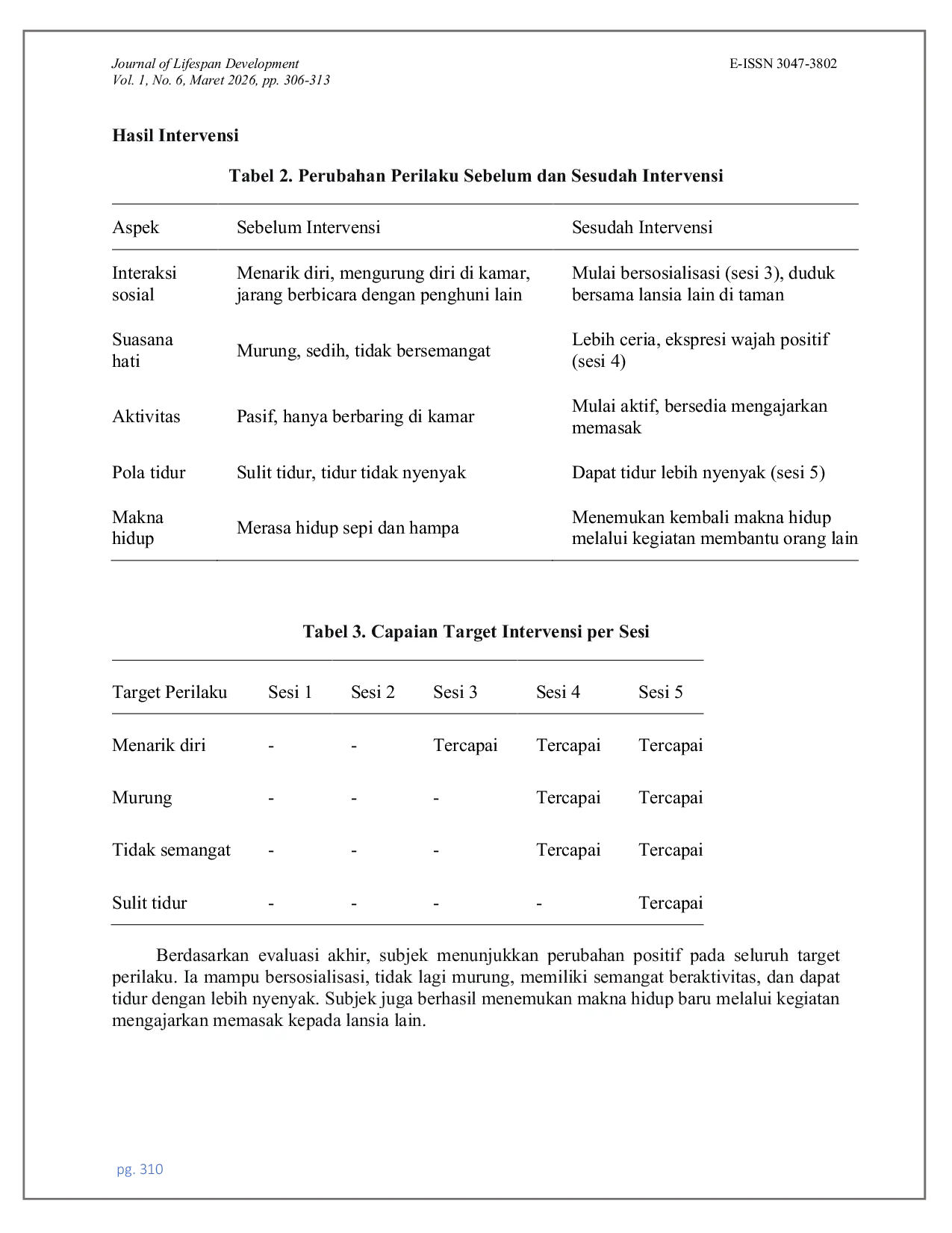 JURIS Terapi Eksistensial Humanistik untuk Mengatasi Masalah Penyesuaian Diri pada Lansia di Panti Sosial