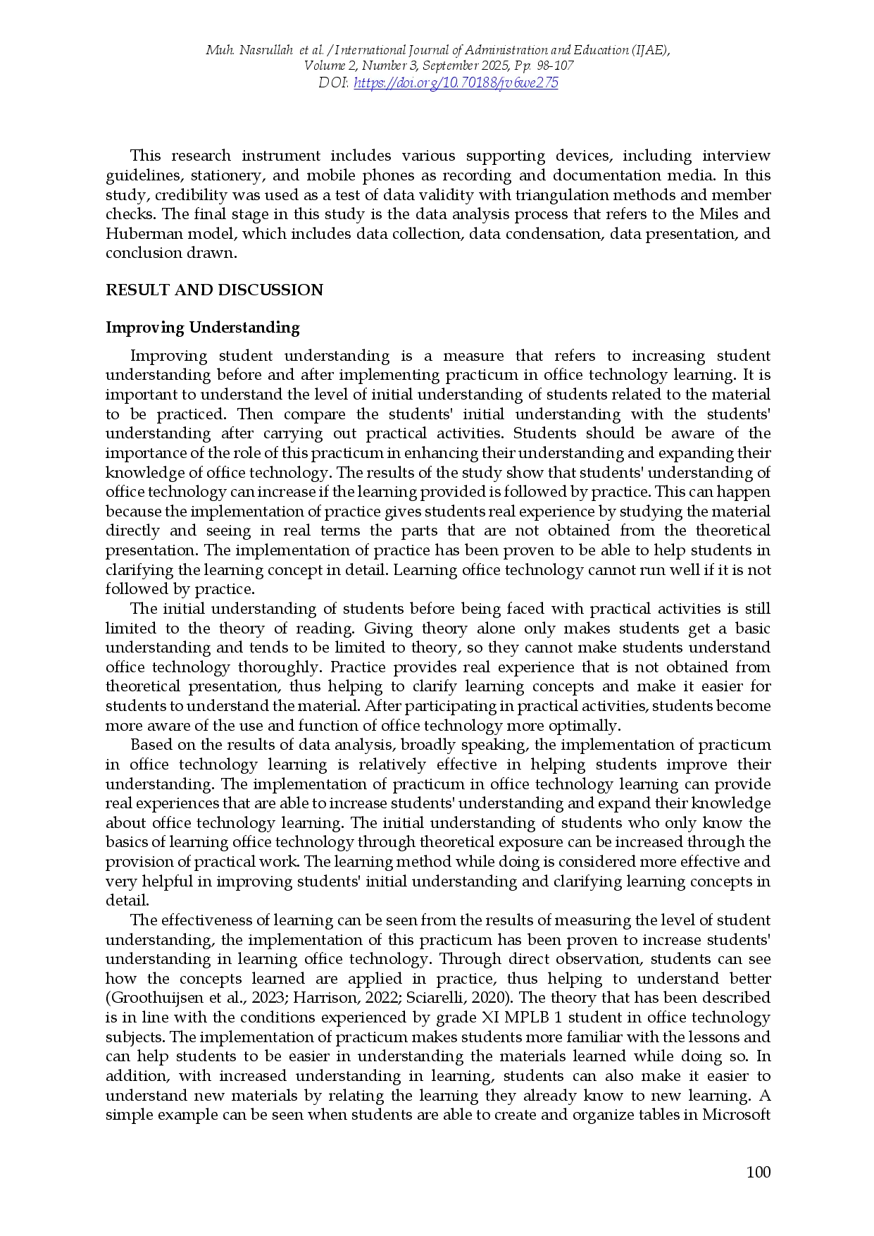 juris The Effectiveness of the Implementation of Practicum on Office Technology Learning