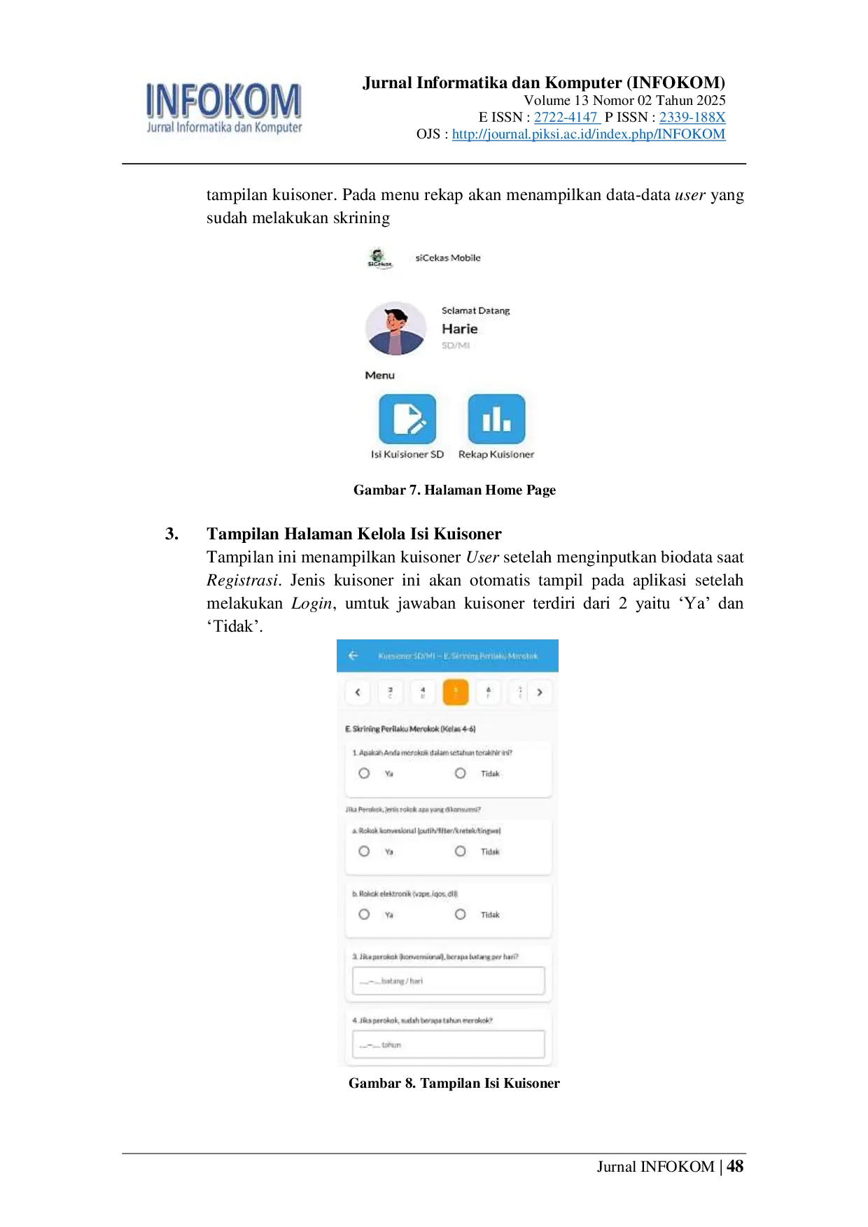 JURIS Perancangan Aplikasi Skrining Guna Efektivitas Pengisian Kuisoner Skrining Di Puskemas Pabuaran Subang