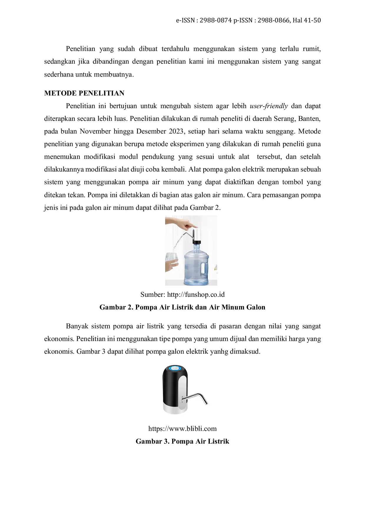 JURIS Rancang Bangun Pengembangan Sistem Pompa Galon Air Otomatis Dengan Sensor Infrared Untuk Efisiensi Penggunaan Air Minum