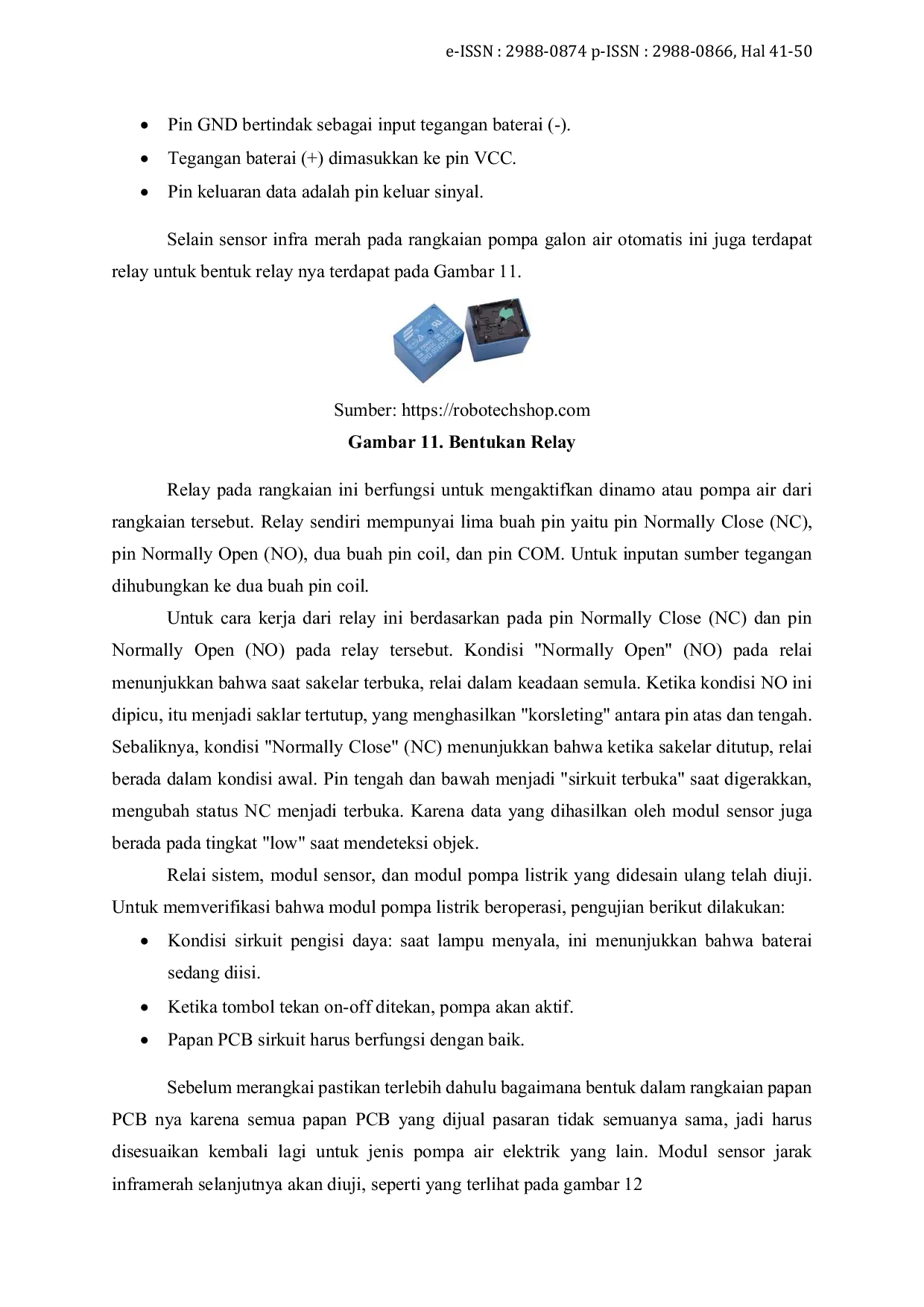 JURIS Rancang Bangun Pengembangan Sistem Pompa Galon Air Otomatis Dengan Sensor Infrared Untuk Efisiensi Penggunaan Air Minum