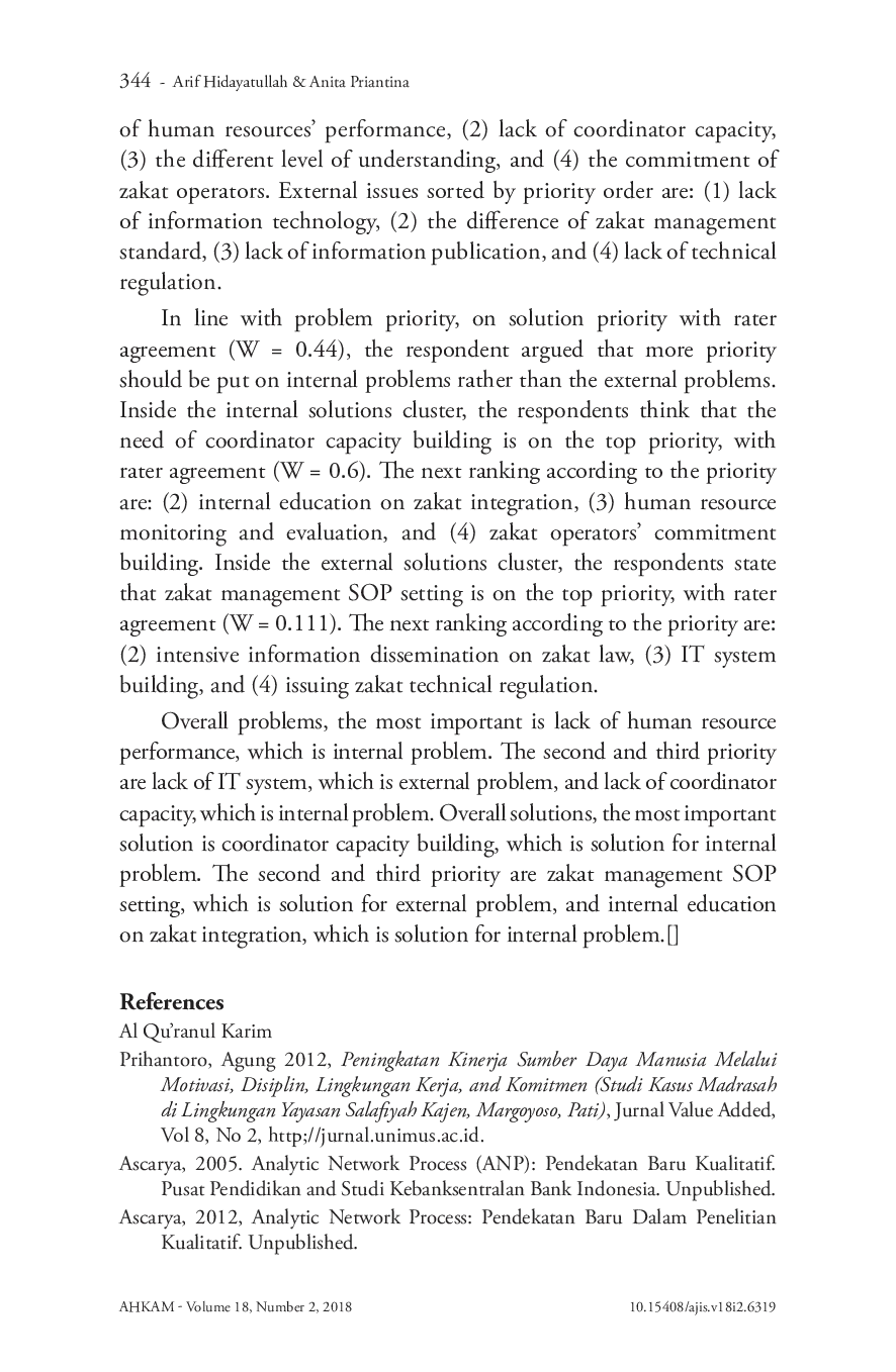 juris Toward Zakat Management Integration in Indonesia Problems and Solution