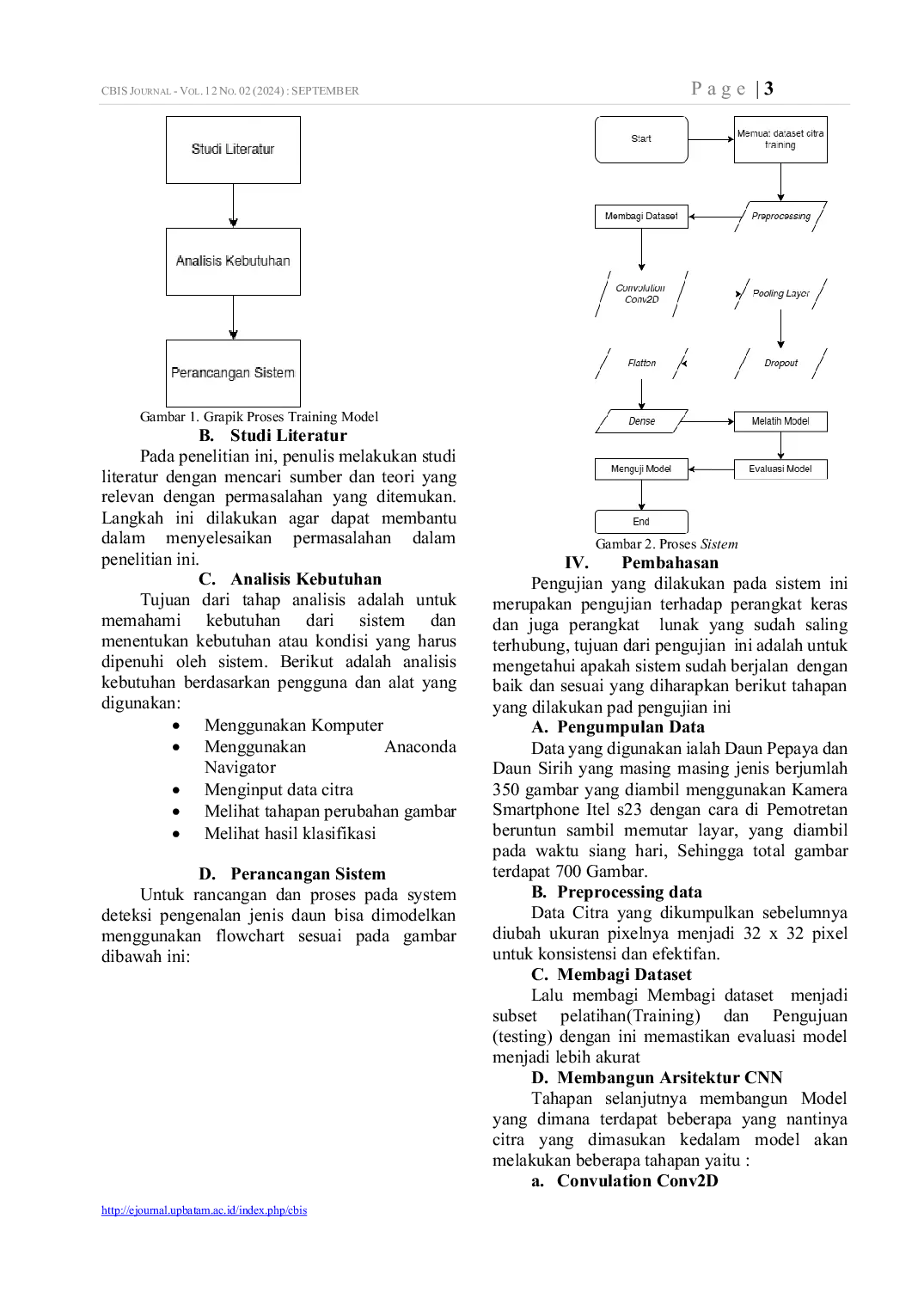 JURIS Sistem Pengenal Jenis Tumbuhan Melalui Daun Menggunakan Algoritma Convolutional Neural Network